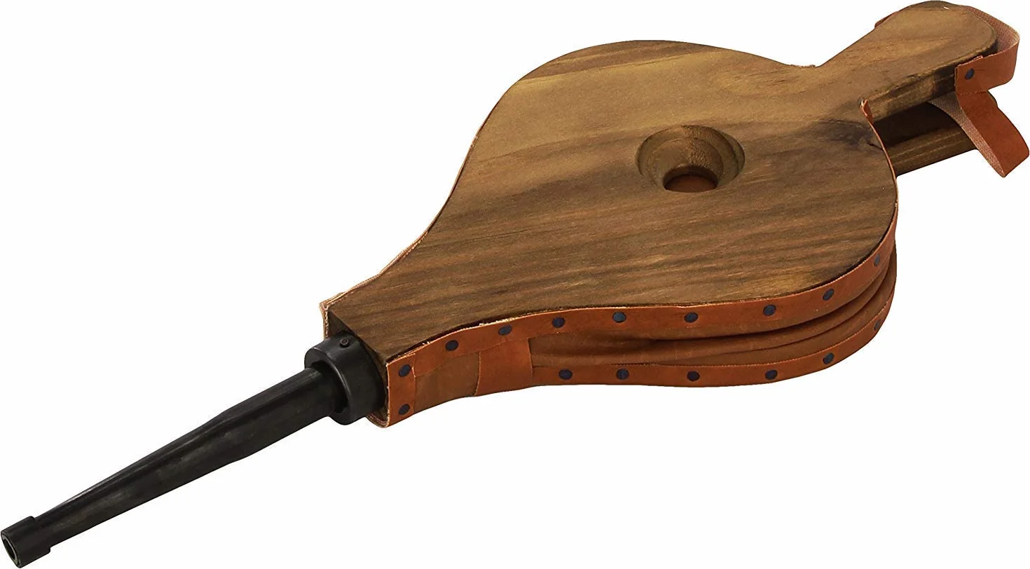 Wyściełany Mieszek do Kominka i Grilla - Naturalne Drewno - 51 cm