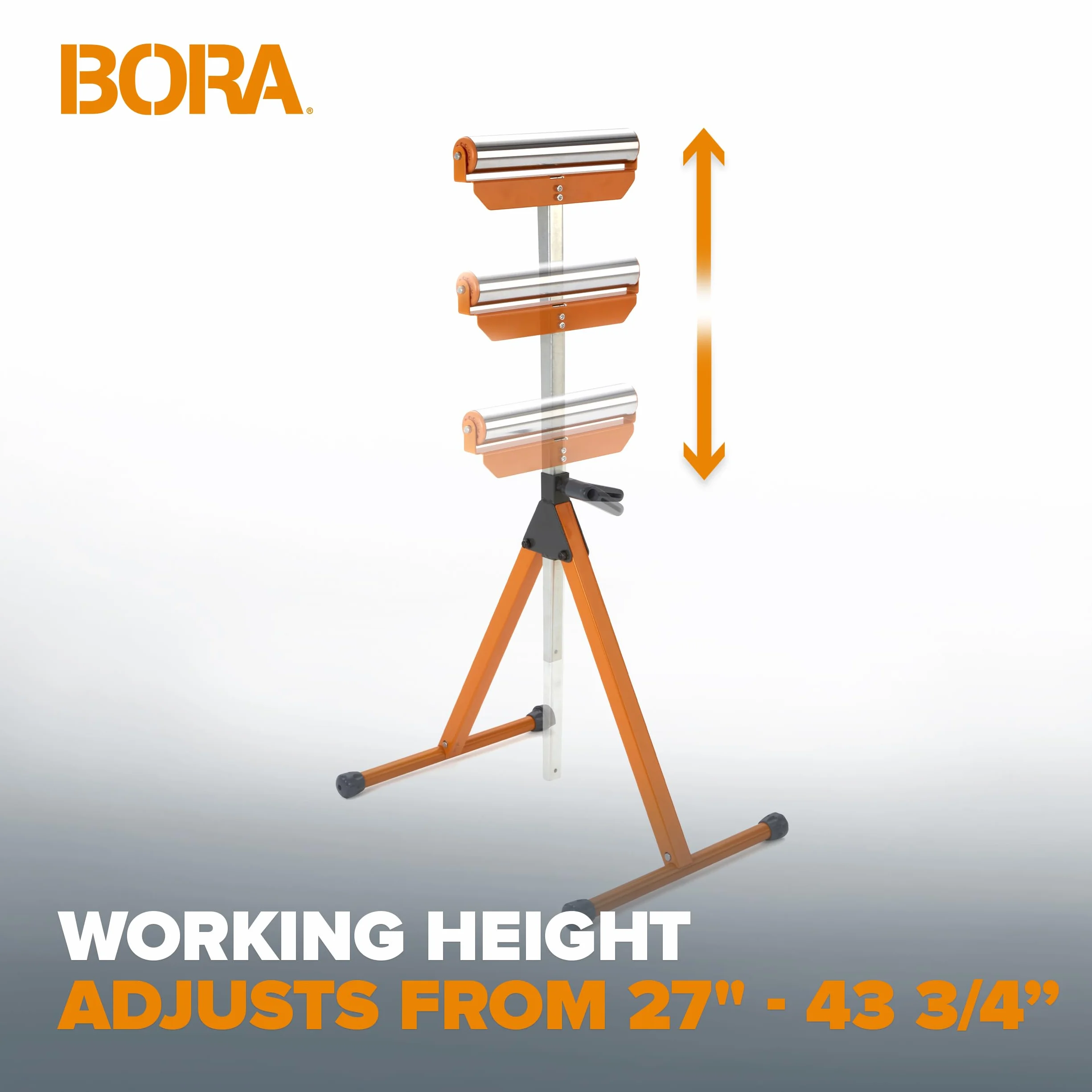 BORA Portamate PM-5090 regulowany wspornik rolki podnoszącej z łożyskiem kulkowym 25,5 cm (11-1/4")