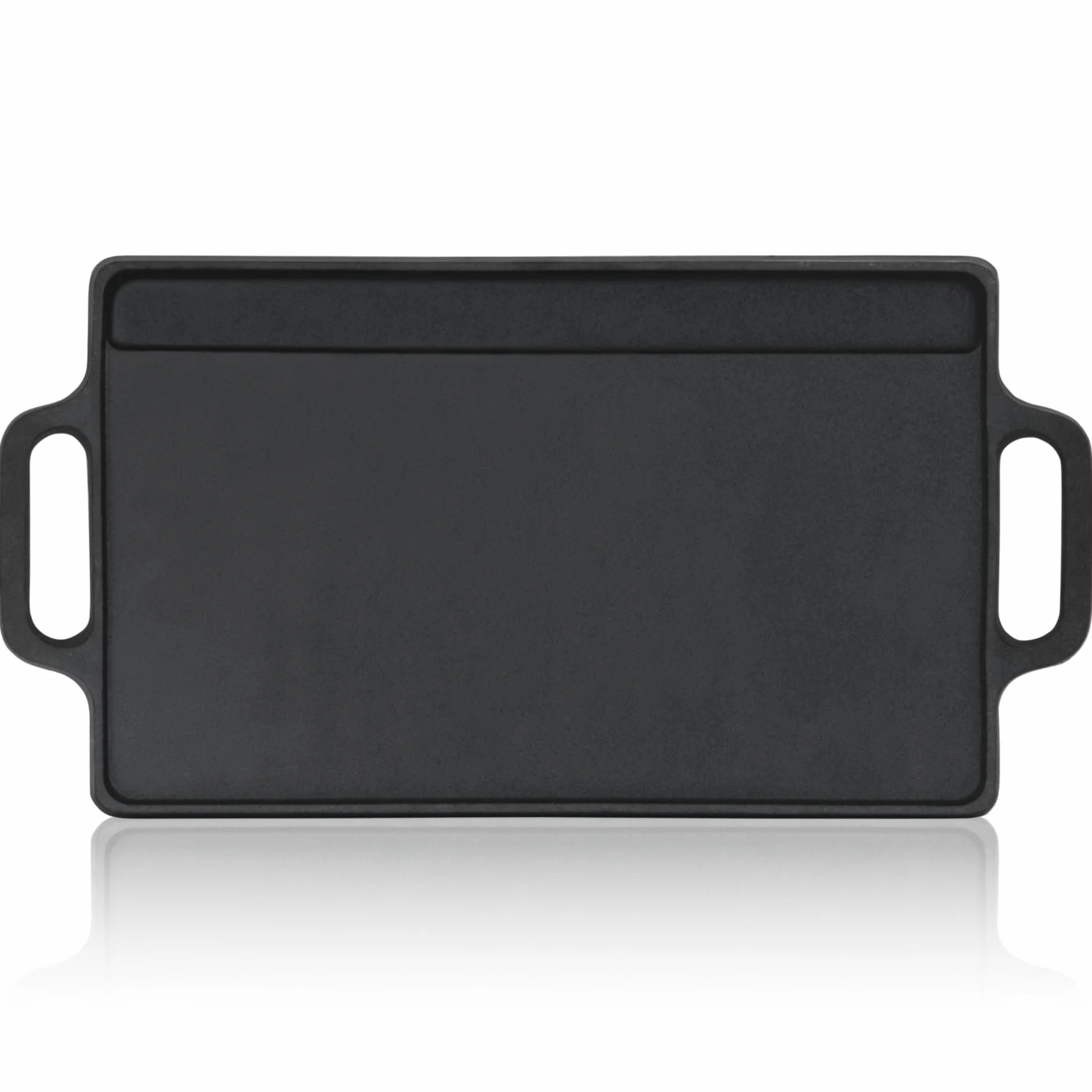 BBQ-Toro Żeliwna blacha do pieczenia 40x20,5 cm obustronna patelnia grillowa