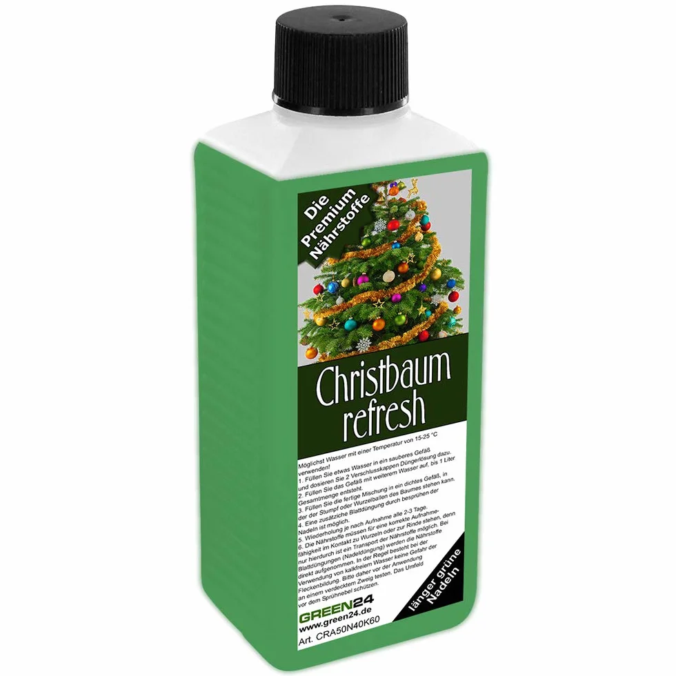 GREEN24 Odświeżacz choinki Nordmann, świerk, jodła szlachetna, niebieska lub bańka
