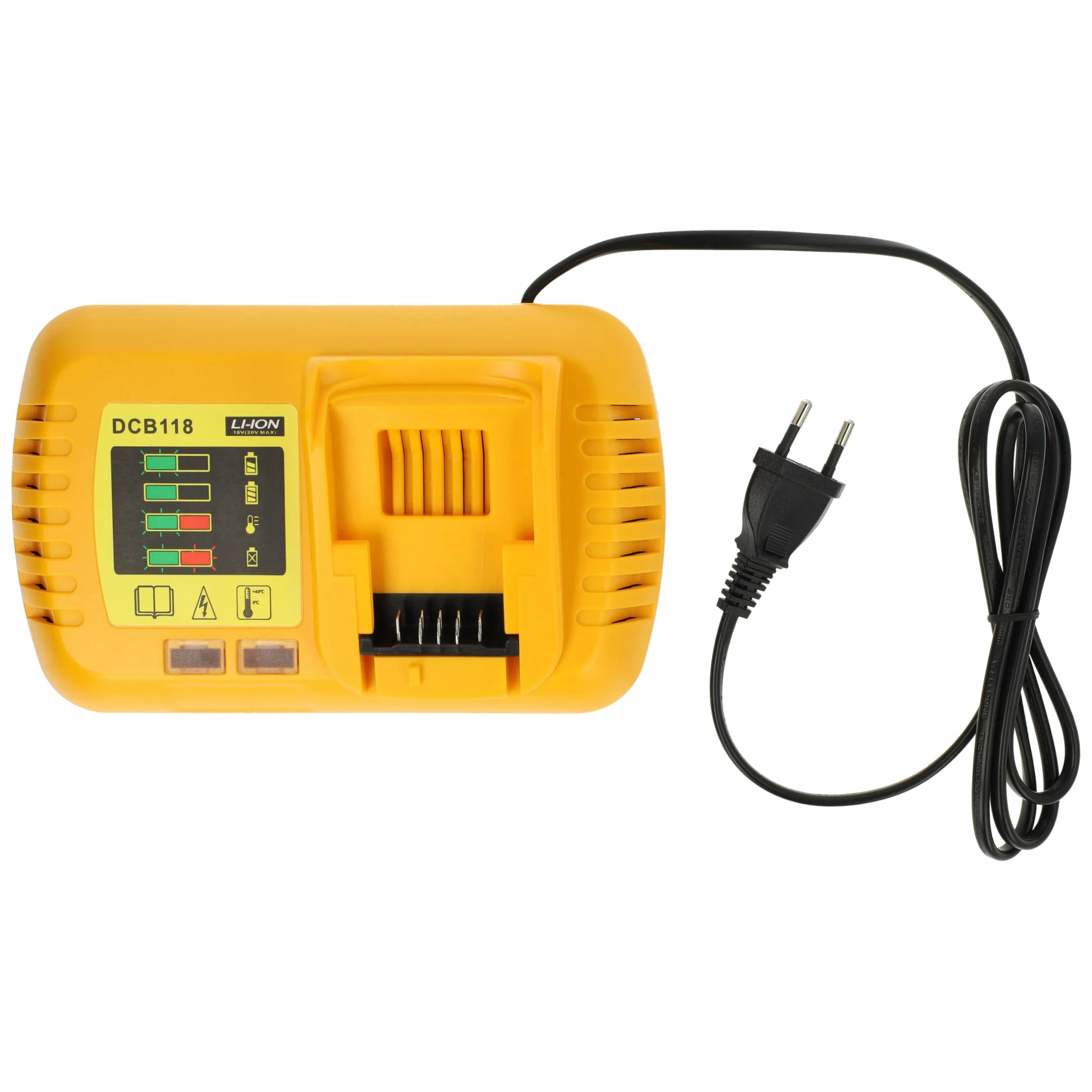 vhbw szybka ładowarka kompatybilna z Dewalt DCK211S2, DCL510, DCK212S2, DCK413S2, DCL510N, DCL510N-XJ, DCL040, DCN690 Baterie narzędziowe