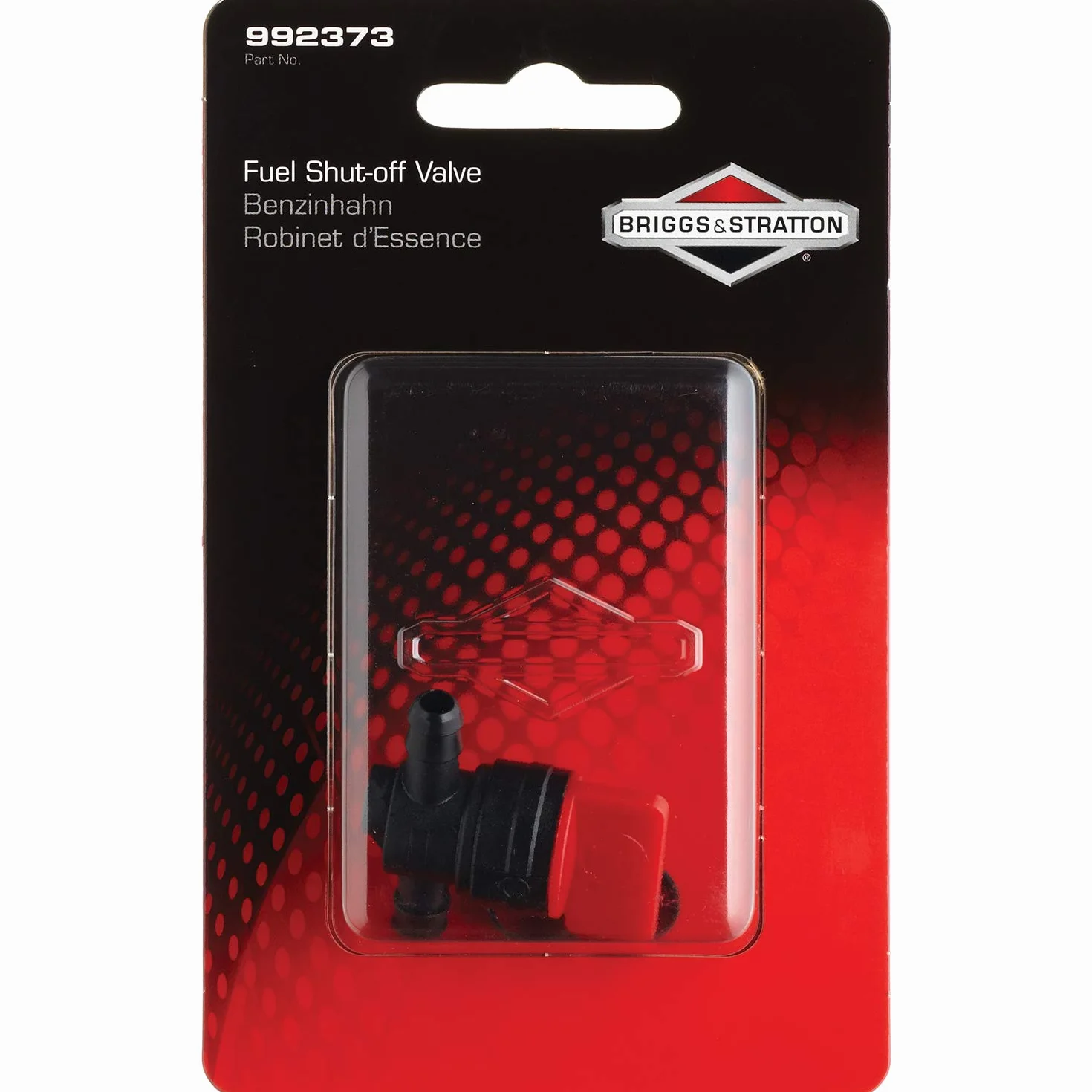 Briggs and Stratton 527122 zawór odcinający paliwo czarny