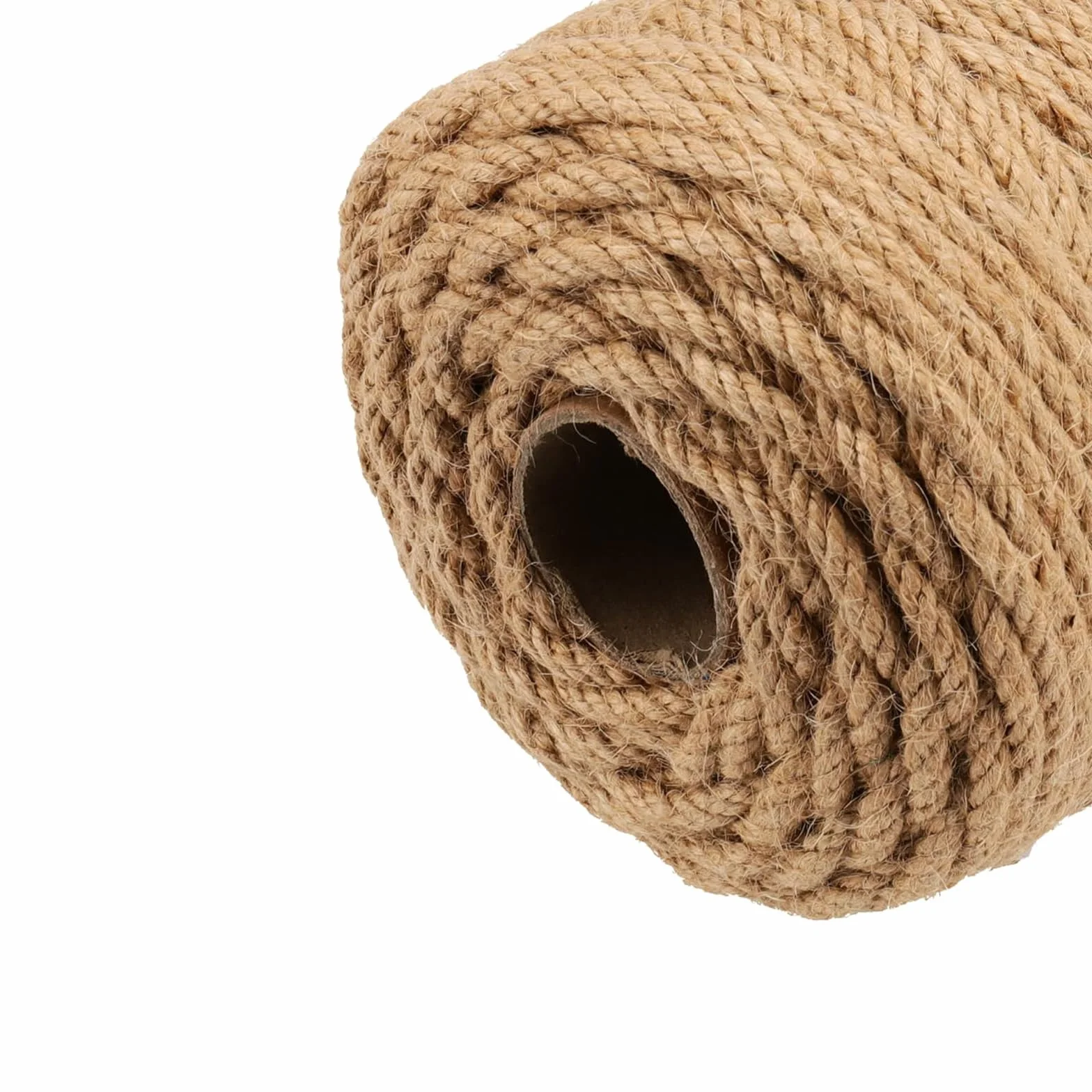 Sznurek jutowy 100 m x 6 mm brązowy do majsterkowania pakowania wiązania dekoracji