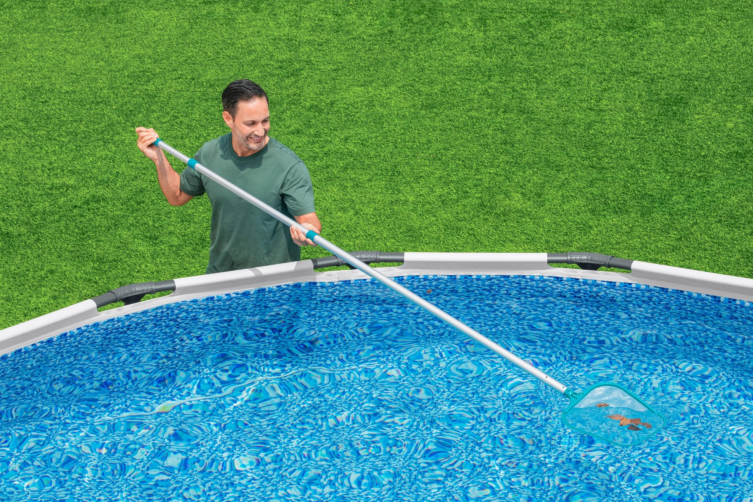 Bestway Podbierak do basenu AquaScoop do drążka teleskopowego Bestway 44 x 30 cm