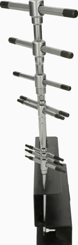 KS Tools 158.5111 8 sztuk 8 kluczy imbusowych – uchwyt/stojak