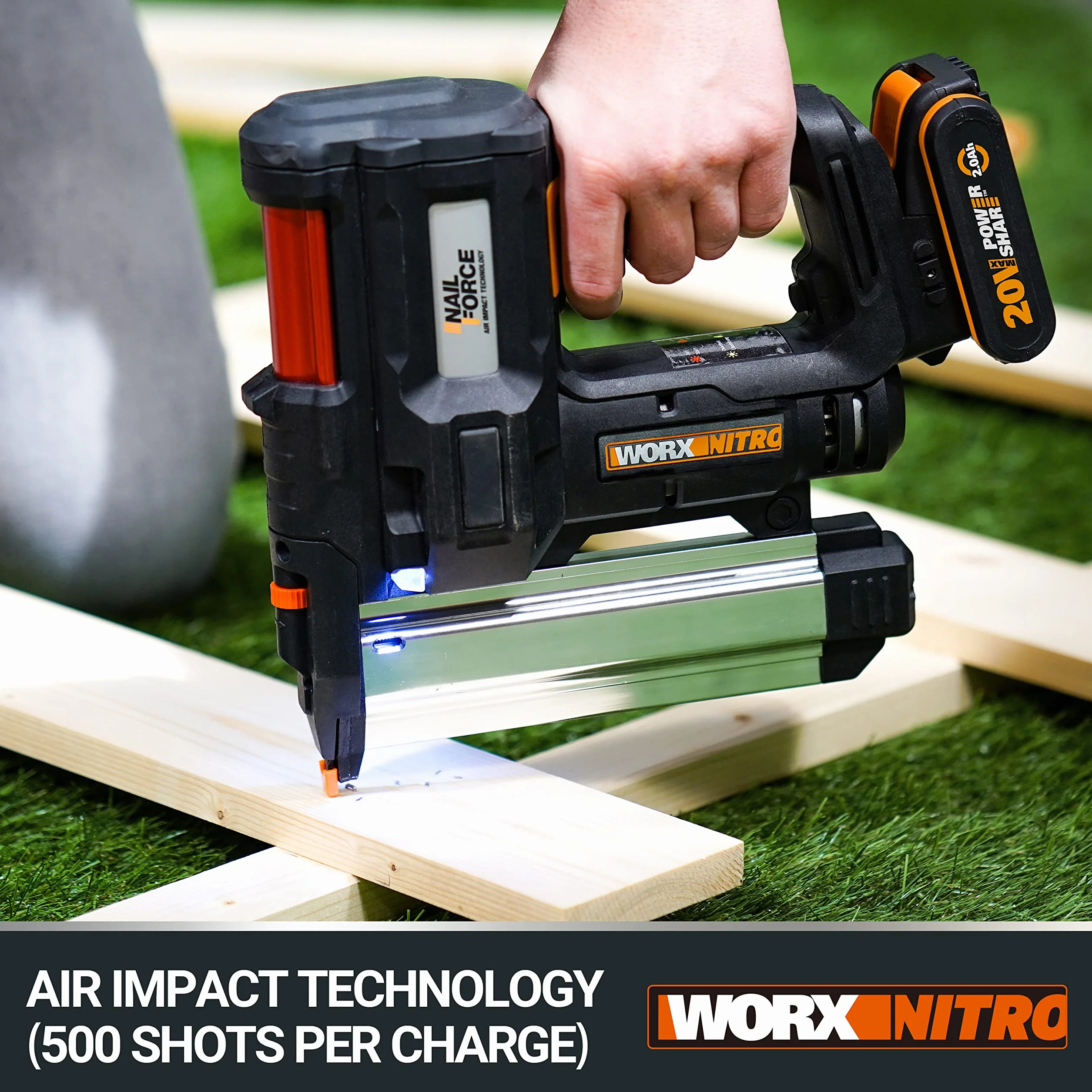 WORX WX840.9 18V (20V Max) Akumulatorowa zgrzewarka do gwoździ/zszywek - (Tylko narzędzie - Akumulator i ładowarka sprzedawane osobno)