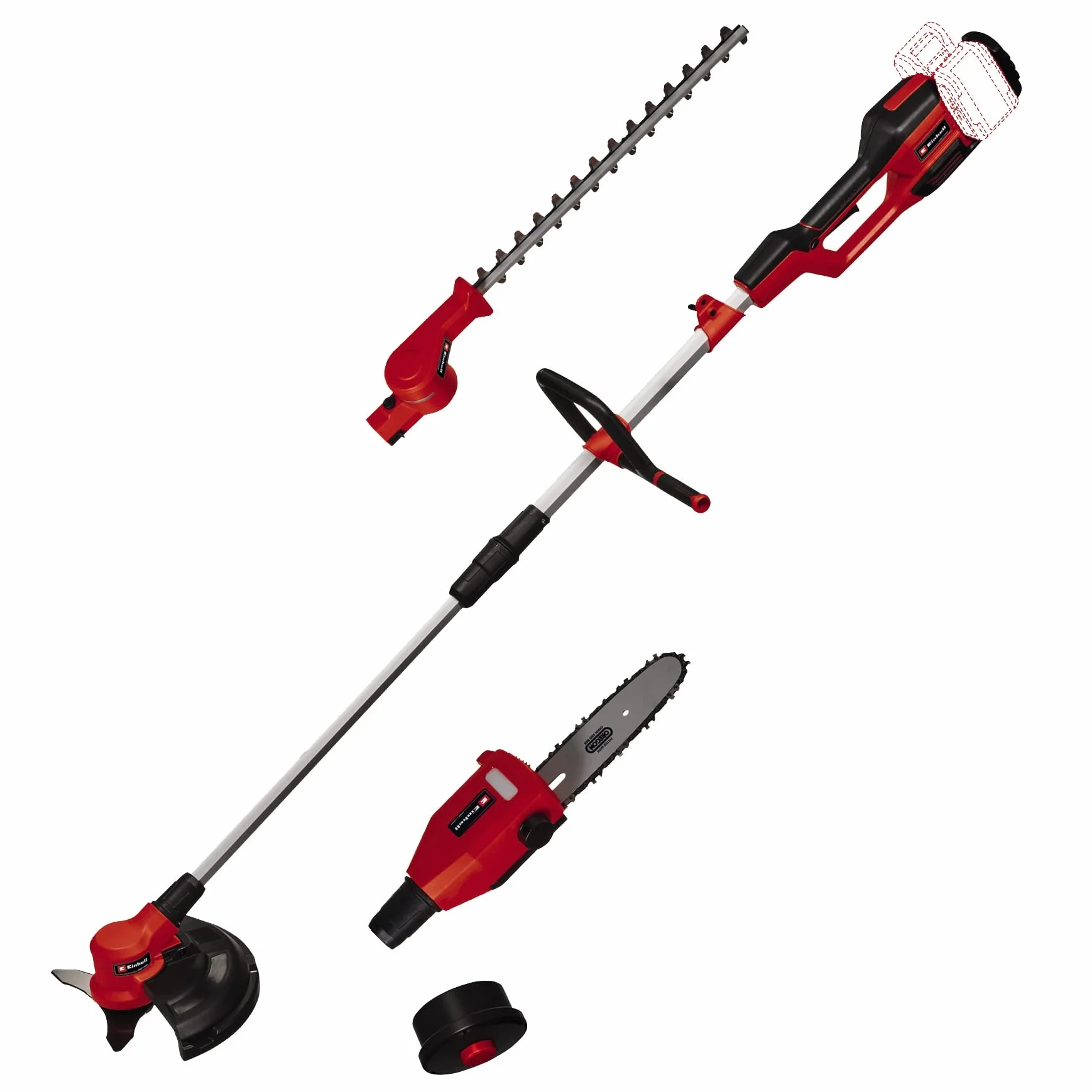 Einhell Kosiarka Akumulatorowa 2 x 18V Czerwony Czarny