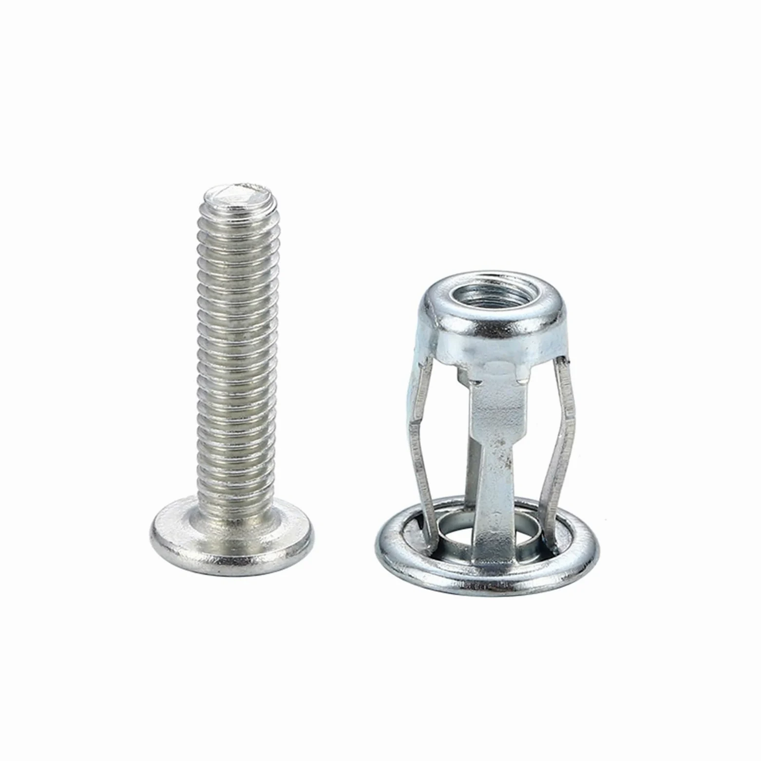 15 sztuk M4 M5 M6 M8 Płatek Nity Śruby Blokujące Nakrętki Zestaw Zestaw Stalowy Pusty Żelazo Aluminiowe Nit Płytka Śruba do Tablicy Rejestracyjnej Samochodu (Kolor: Srebrny, Rozmiar: 15 sztuk M4)