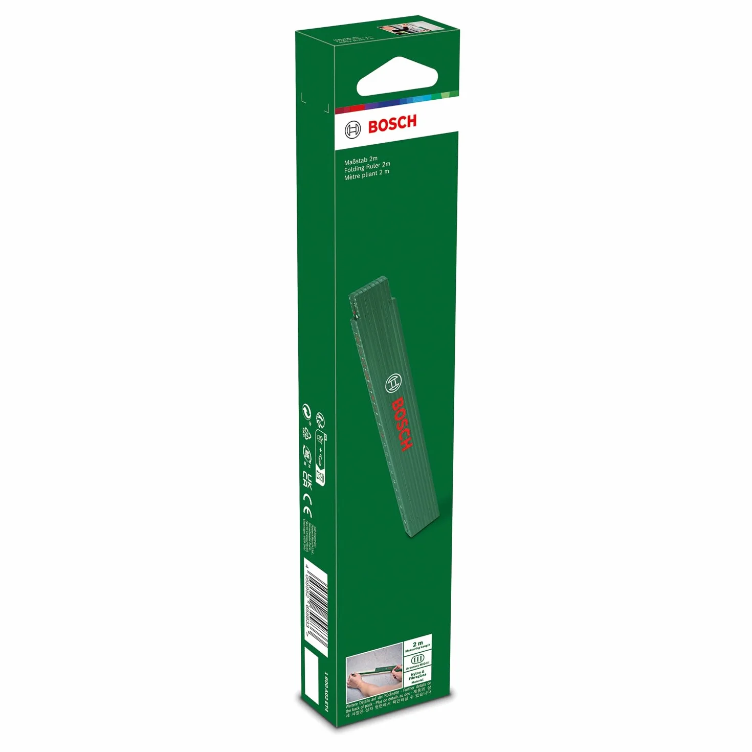 Bosch Home and Garden 1600A02Et4 Calówka, Zielony, 2 m