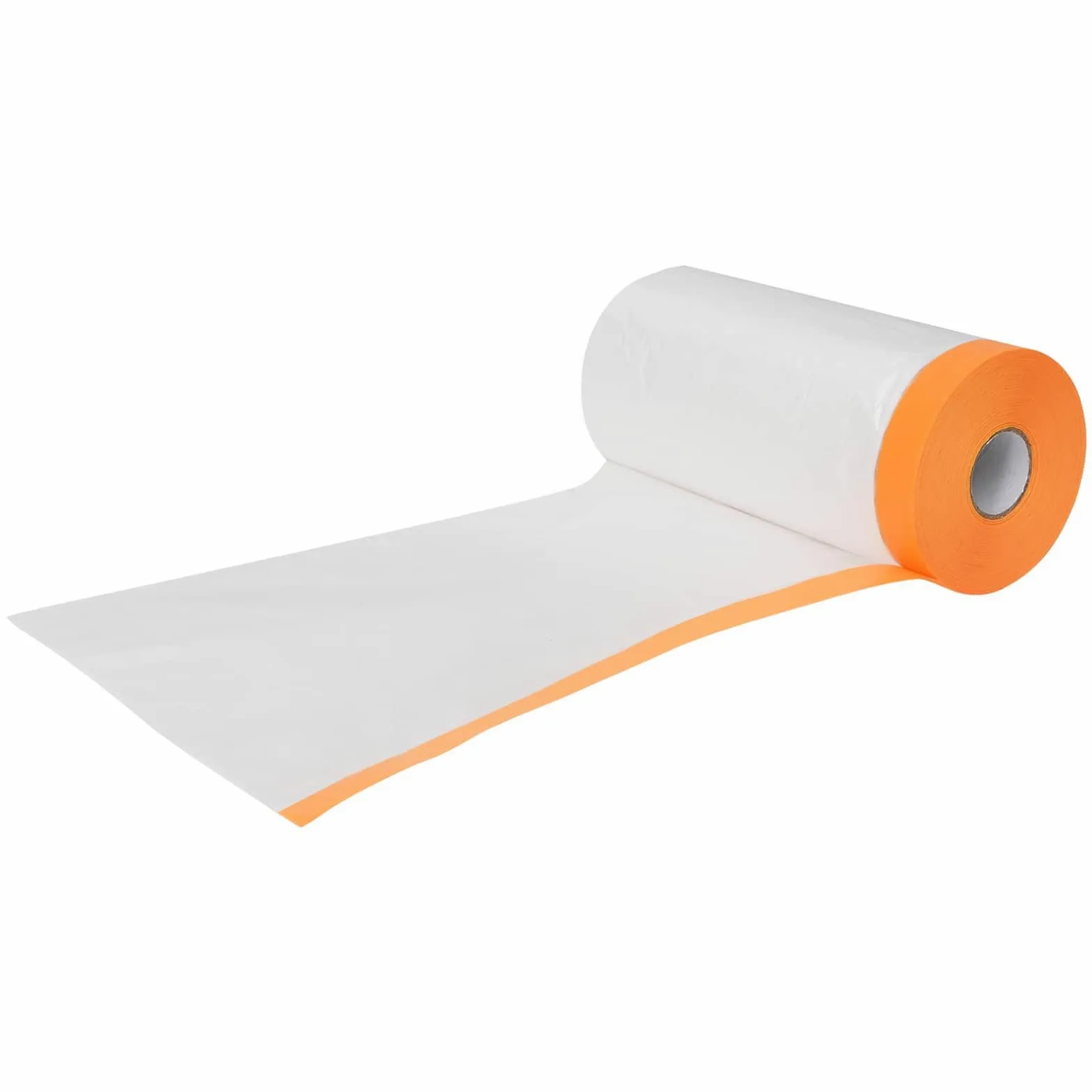 Folia ochronna przeciwpyłowa z taśmą klejącą przezroczysta z HDPE, 12 sztuk, 140 x 3300 cm, samoprzylepna do renowacji, placu budowy, ścian, podłogi, drzwi, okien i czystej pracy