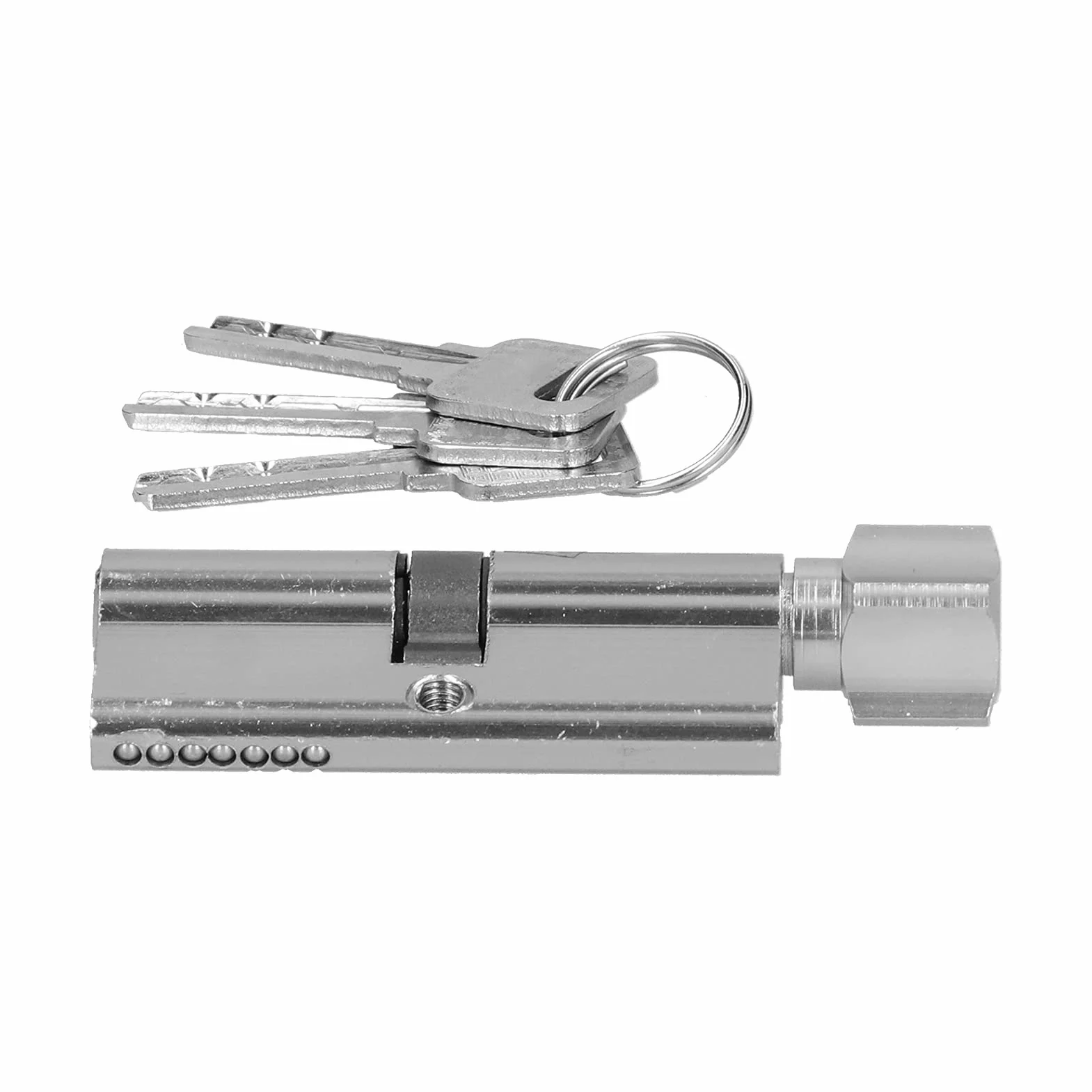 Cylinder Zamka, Części Zamienne do Zamka Drzwi Cylinder Zamka ze Stopu Aluminium i żelaza Wkładka z Rdzeniem Zamka Drzwi z Kluczem do Drzwi o Grubości 35–50 Mm
