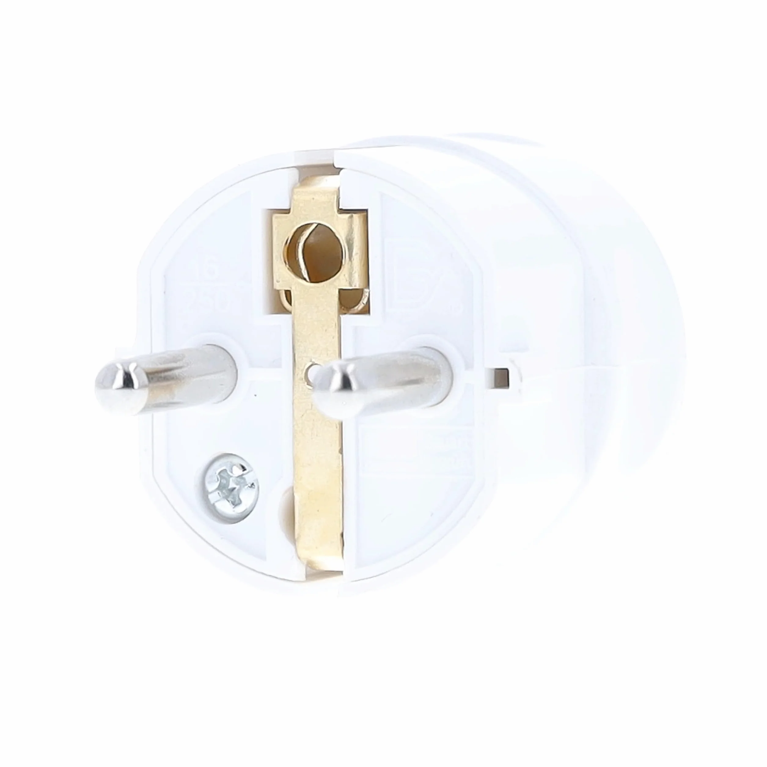 as - Schwabe 45031 Schutzkontakt-Zentralstecker, weiß, 230 V