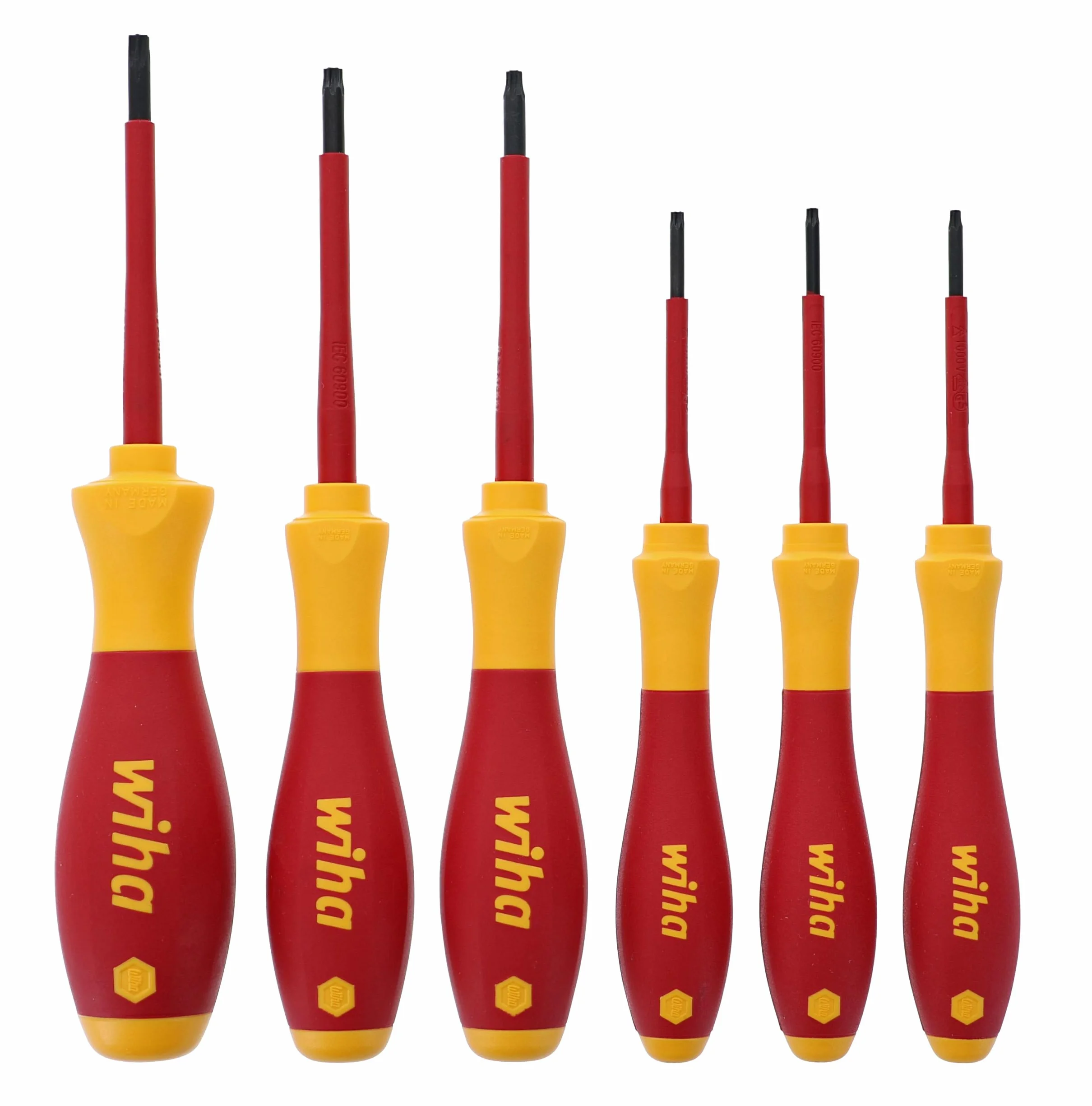 Wiha 32590 Zestaw wkrętaków Torx z uchwytem SoftFinish, 1000 V, 6 sztuk