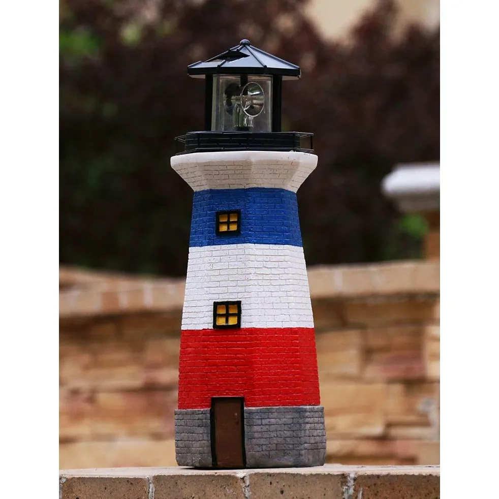 Lampa zewnętrzna, solarna lampa zewnętrzna do przedszkola D & Eacute; COR oświetlenie krajobrazu LED zasilana energią słoneczną lampa latarnia morska atrakcja turystyczna dekoracyjna