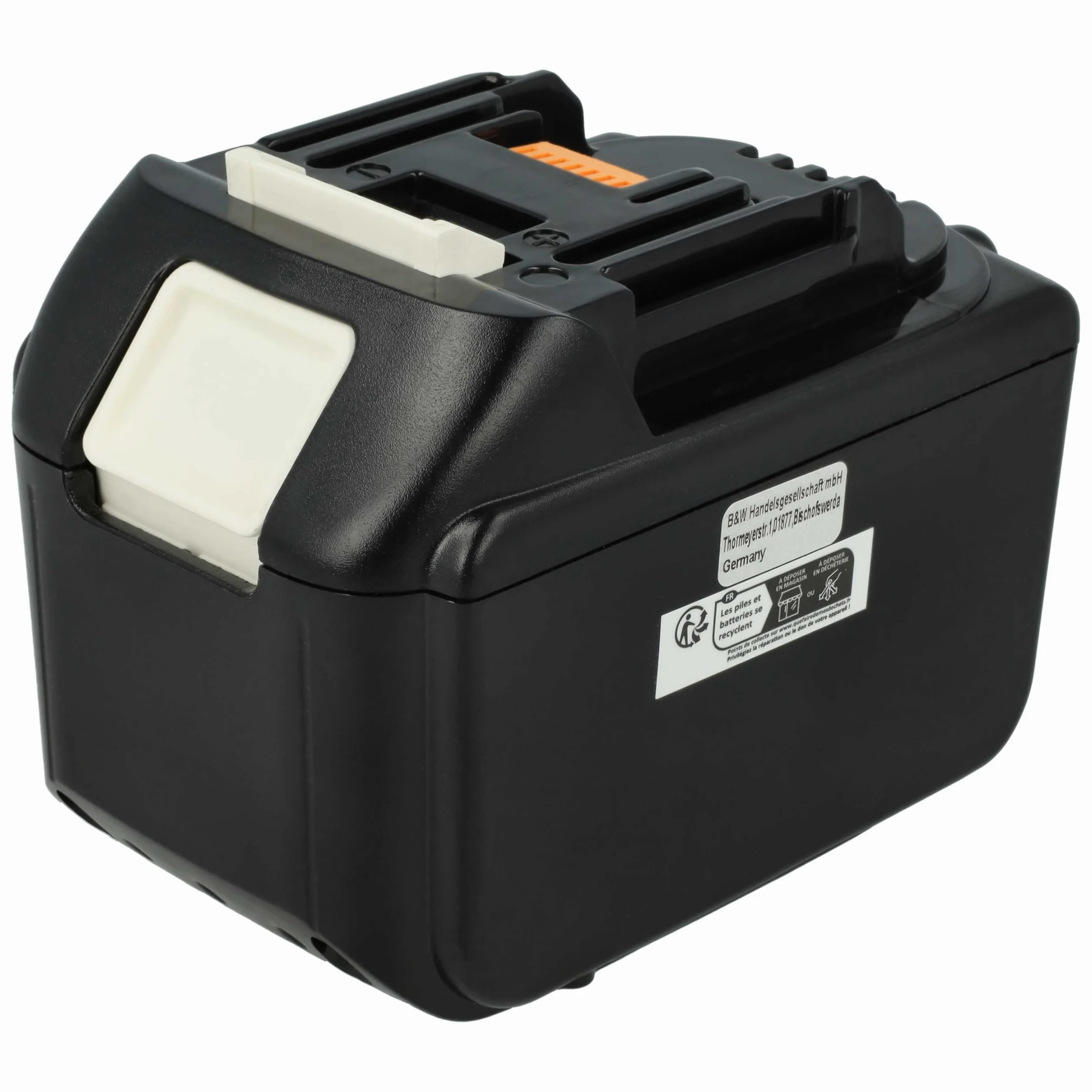 vhbw Akumulator kompatybilny z Makita DVC750LZX1 | DVC860, DVC350Z, DVC860LZ, DVC350, DVC750, DVC861 narzędzie (9000 mAh, Li-Ion, 18 V)