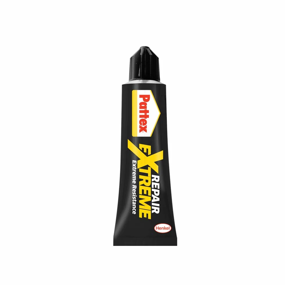Pattex Repair Extreme, Niekurczący Się i Elastyczny Klej Uniwersalny, Odporny Na Temperaturę, Mocny Do Wewnątrz i Na Zewnątrz, 1x Tuba 8 g