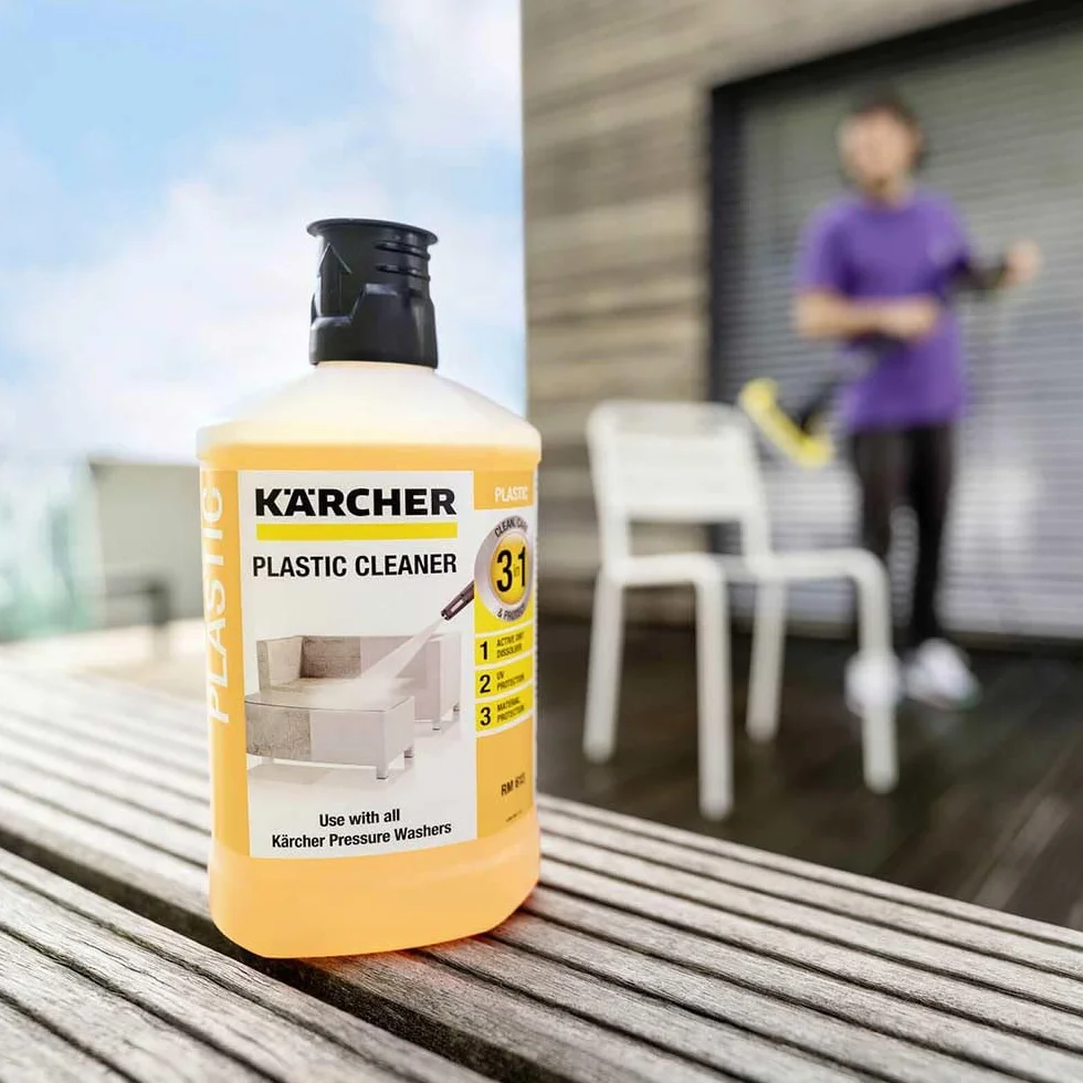 Kärcher Szczotka do mycia WB 7 Plus 3 w 1, 3 funkcje: Dysza do piany, wysokociśnieniowa dysza płaska, miękka szczotka, oryginalne akcesorium do myjek wysokociśnieniowych Kärcher K 2-K 7