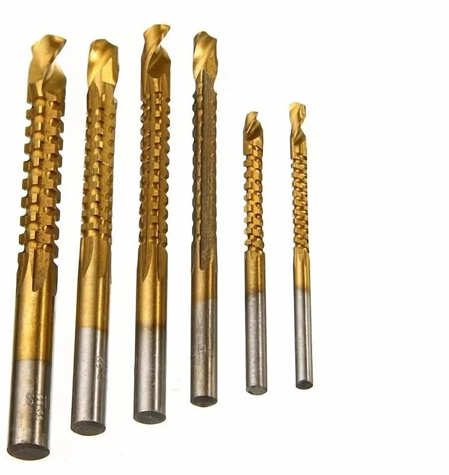 Wiertło kobaltowe do metalu śruba spiralna do drewna metryczne gwintownik kompozytowy wiertło kręte do wiercenia 3mm 4mm 5mm 6mm 6.5mm 8mm (kształt trzonka: okrągły uchwyt) (okrągły uchwyt)