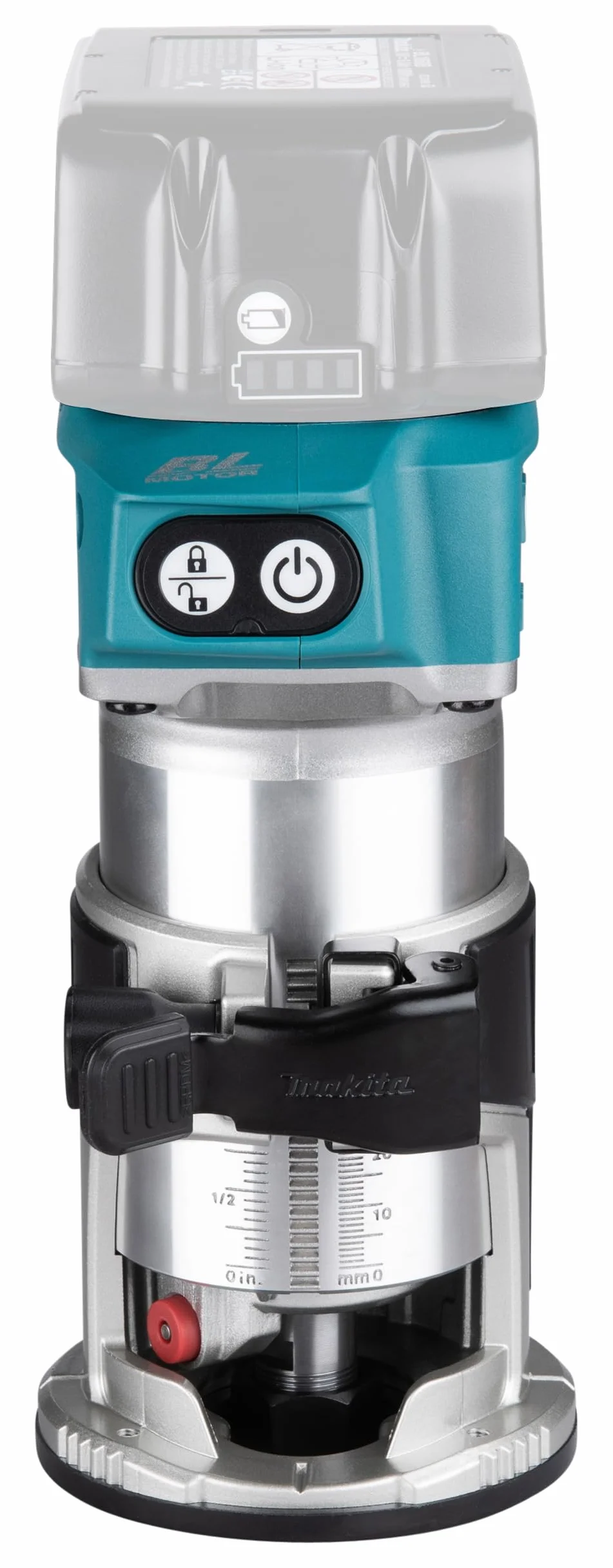 Makita DRT50ZJX2 Frezarka Wielofunkcyjna, 800 W, 18 V, Niebieski, 13.4 x 8.9 x 22.6 cm