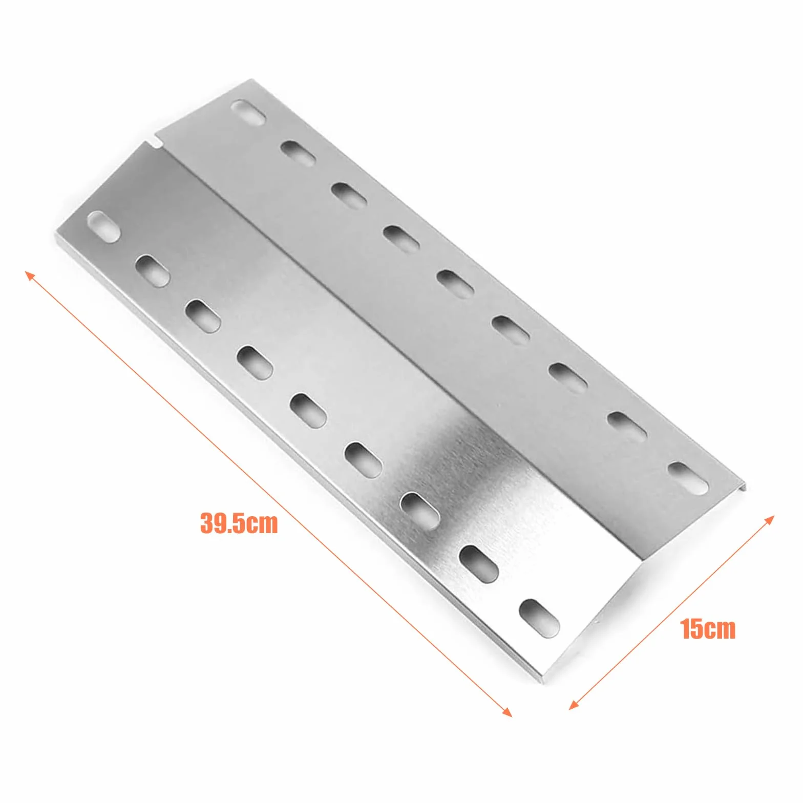 Denmay uniwersalna osłona palnika 39,5 x 15 cm do Landmann Grillchef Triton Minton Avalon Grandhall Maxim GT4 rozdzielacz płomienia ze stali