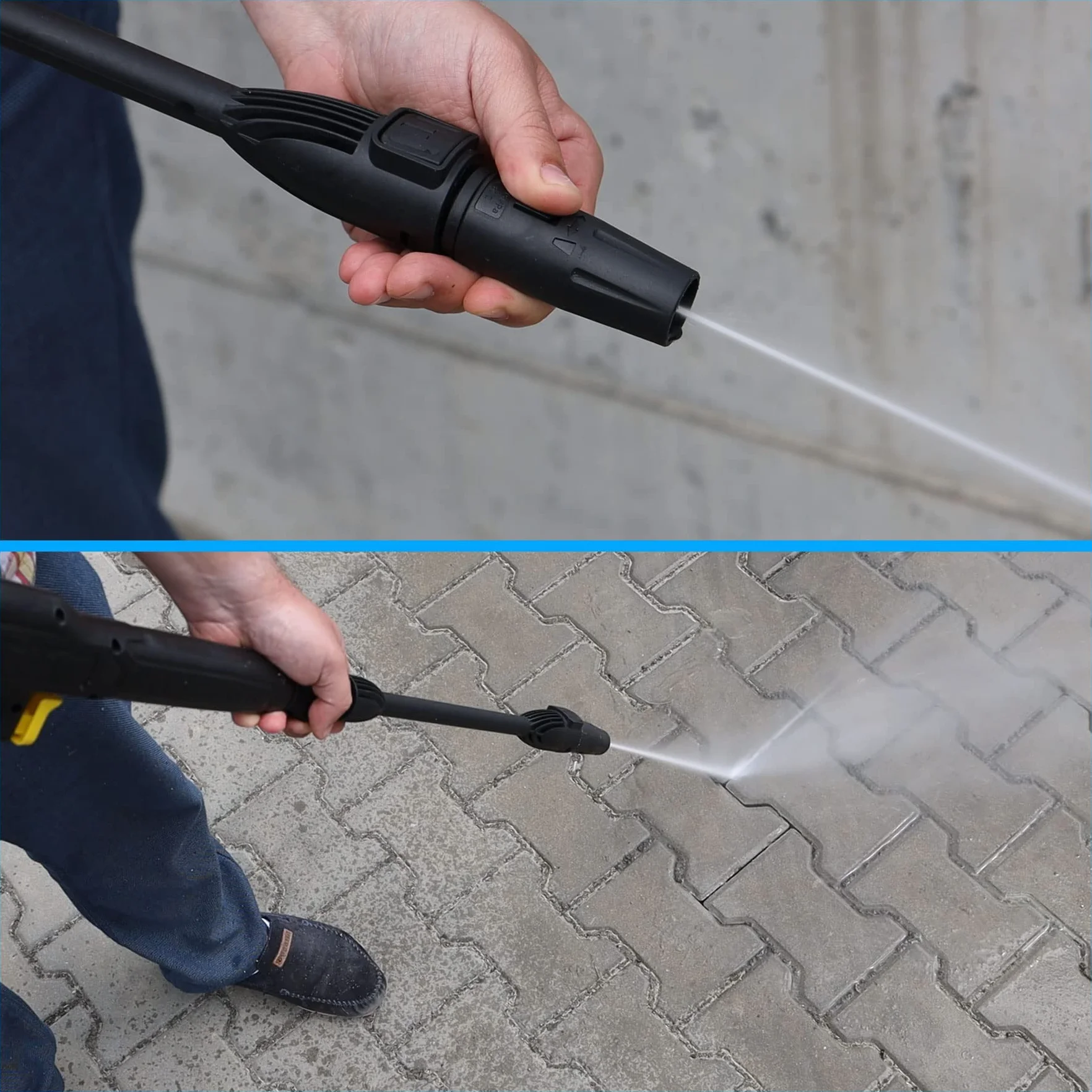 Końcówka wysokociśnieniowa z regulowanymi dyszami do myjki Karcher K2 K3 K4 K5