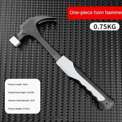 Młotek pazurowy stalowy profesjonalne narzędzie stolarskie do budowy paznokci – wielofunkcyjne narzędzie ręczne, idealne do prac i projektów DIY