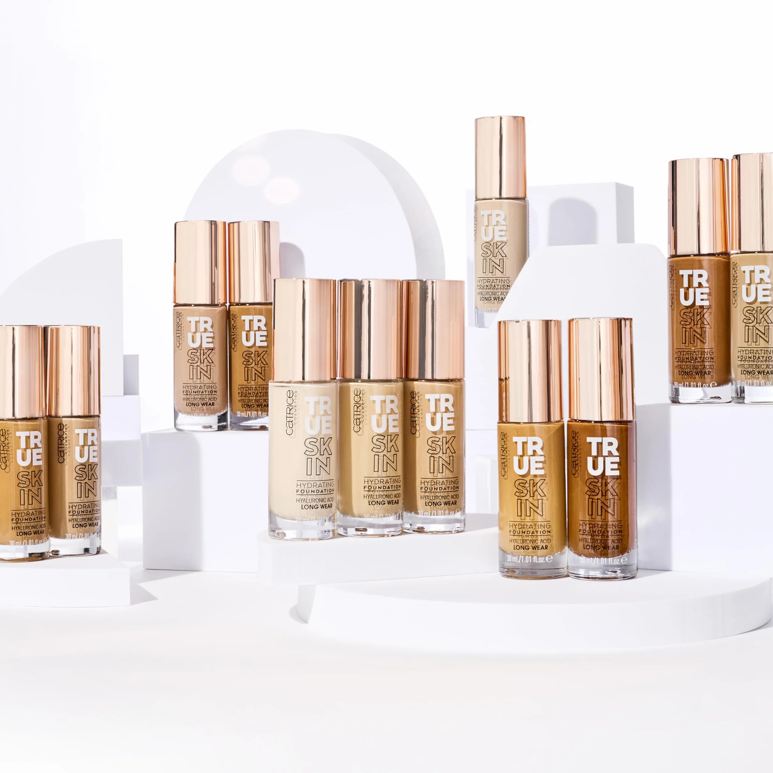 Catrice Podkład nawilżający True Skin, nawilżanie, długotrwały, matujący, naturalny, matowy (30ml)