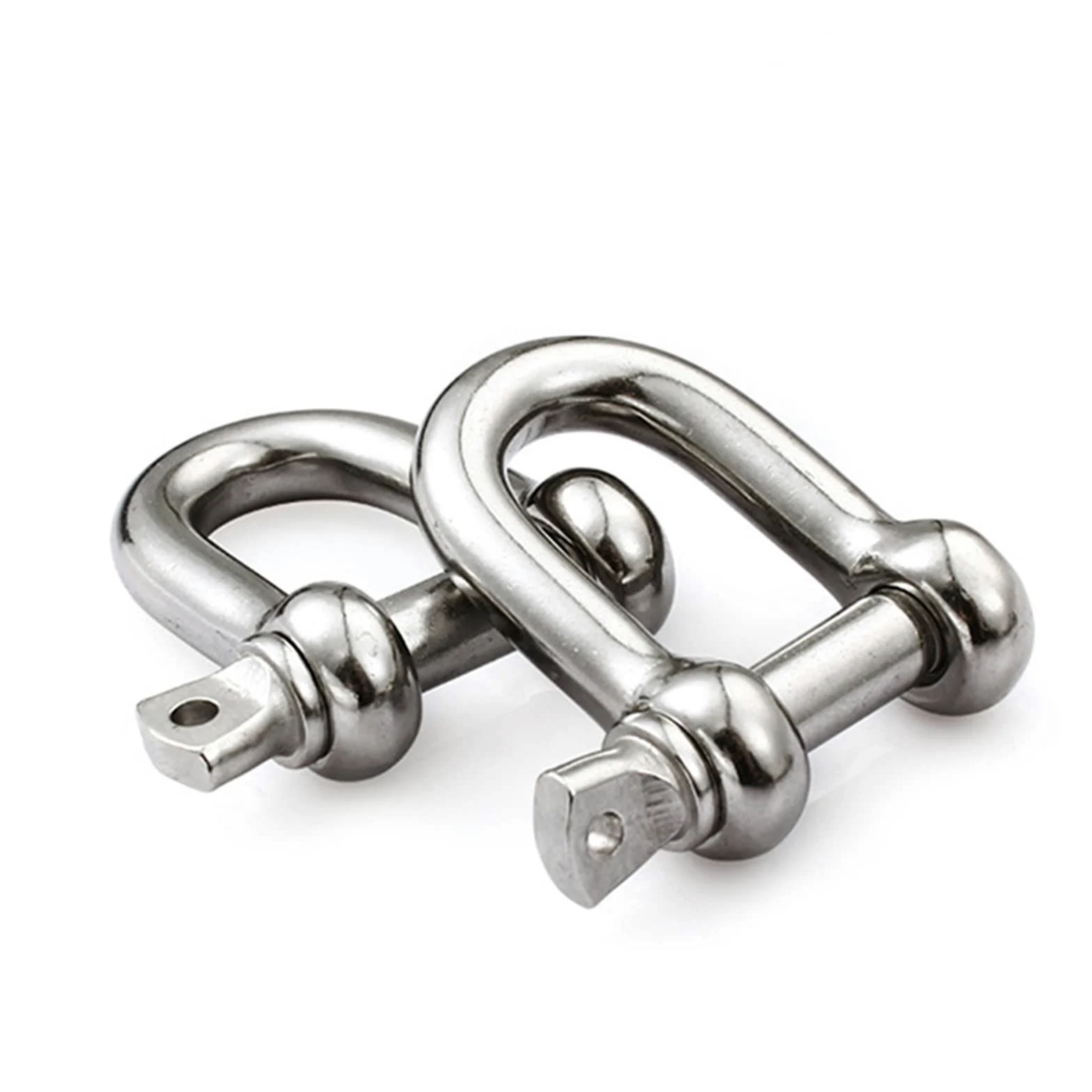 d ring, Szekla ze stali nierdzewnej, mała szekla, 1-5 sztuk/partia śruby w kształcie litery U ze stali nierdzewnej klamra kablowa spinki do mankietów w kształcie litery D szekla M10/M12/M16/M20 typ U