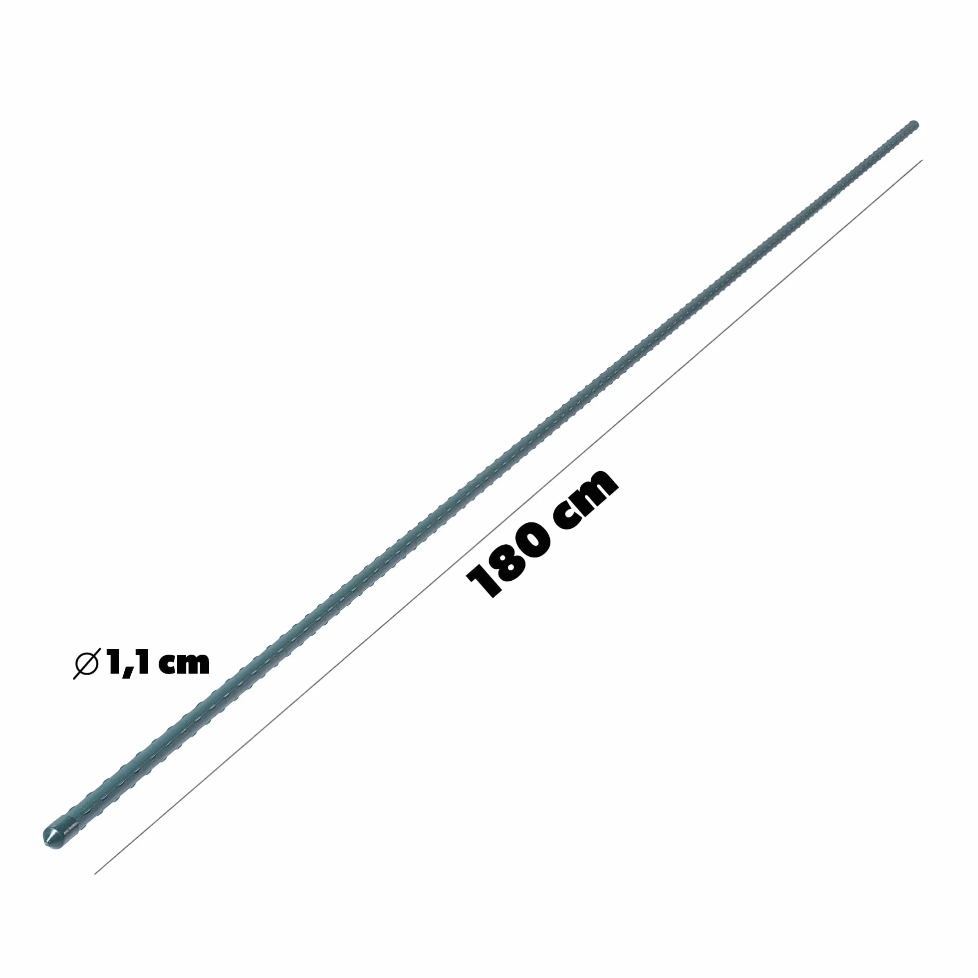 KADAX Zestaw do sadzenia ogórków – 13 x podpora do sadzenia 180 cm, siatka do wspinaczki 1,8 x 3,6 m, 5 x łączniki do sadzenia, 30 m drutu ogrodowego – Podpora do wspinaczki ogórków, Kratka do
