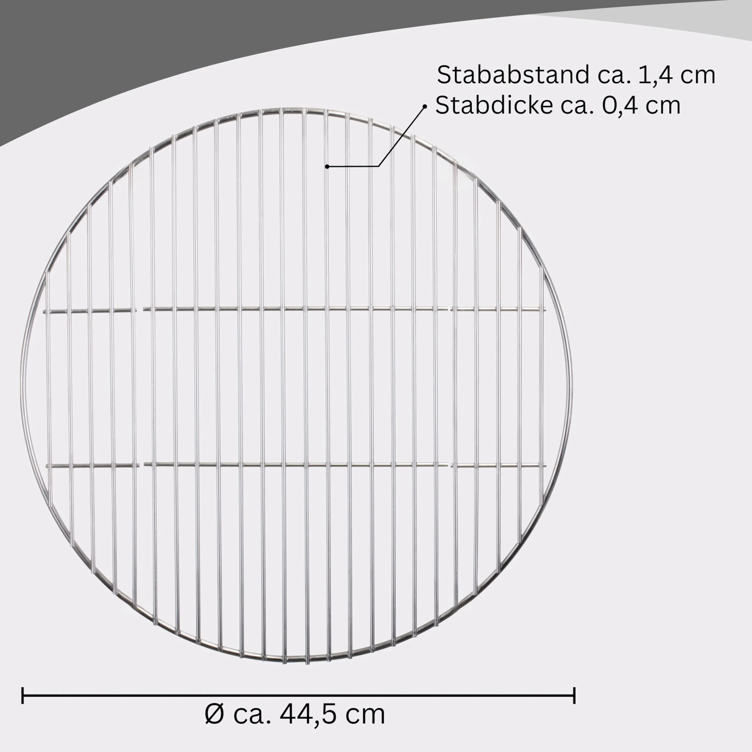 Ruszt do gotowania ze stali nierdzewnej Ø 47 cm 57 cm Weber