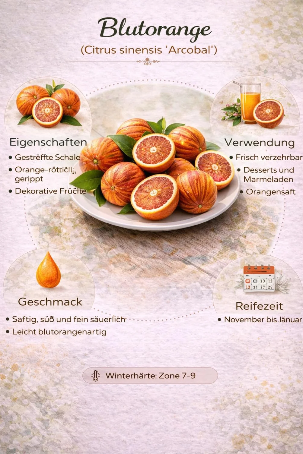 Drzewko pomarańczowe Arcobal 80-100 cm - Citrus Sinensis 'Arcobal' - tęczowa pomarańcza