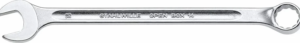 Stahlwille 36 kluczy płasko-oczkowych 14 36 mm długości srebrny