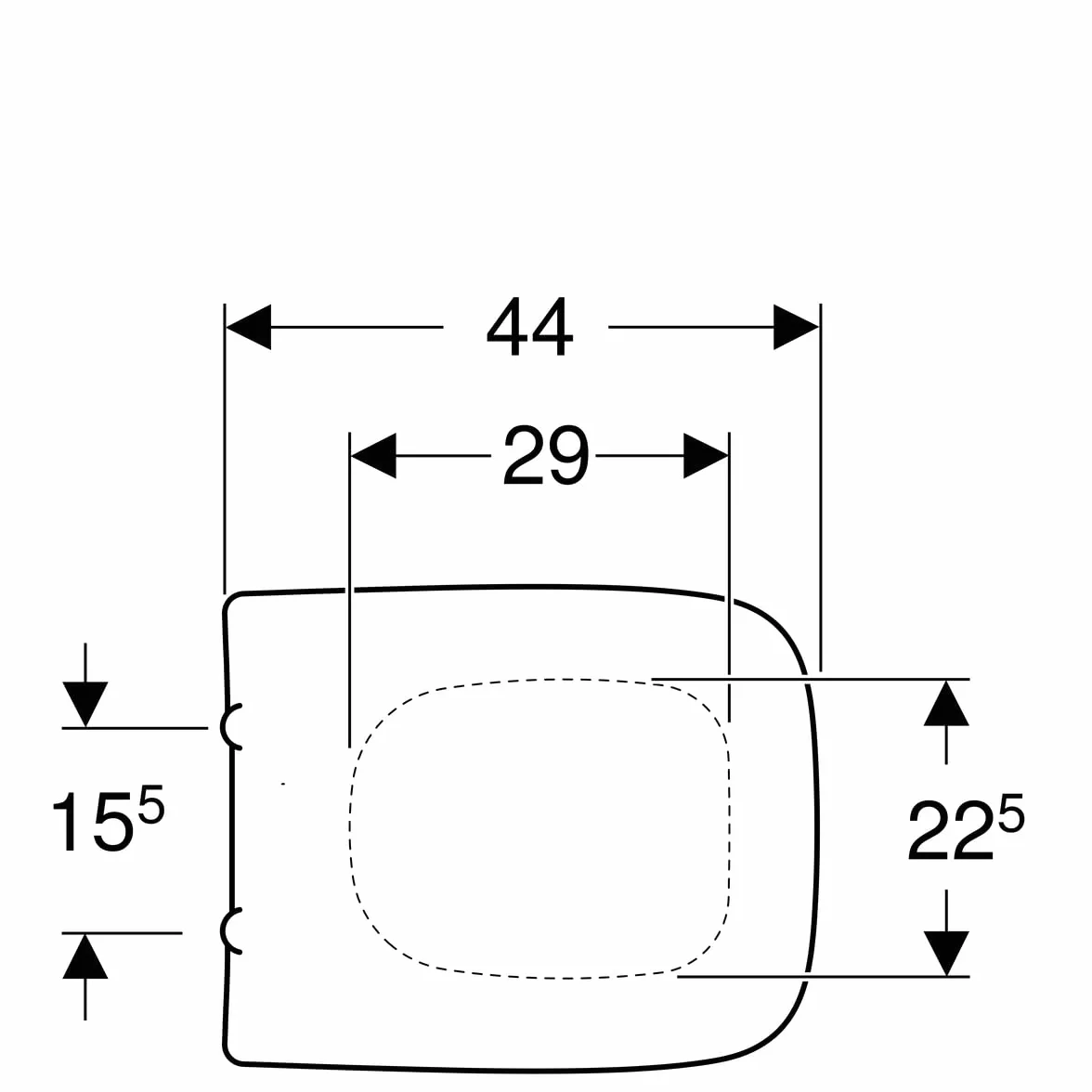 Geberit Renova Nr.1 Plan deska sedesowa z pokryw? - 572110000