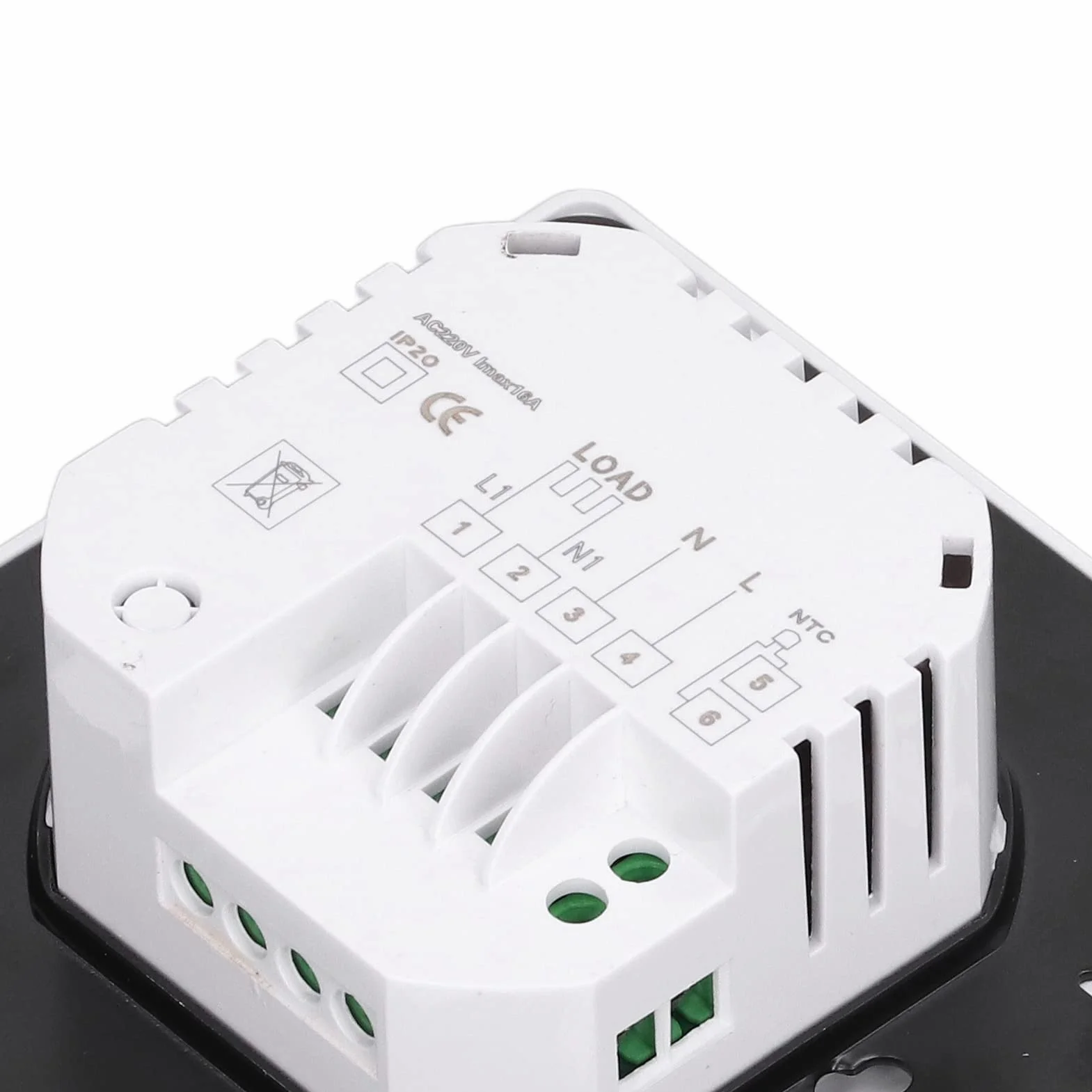 Inteligentny Termostat Domowy Inteligentny Termostat Grzewczy do Wody Ogrzewanie Elektryczne Piec ścienny 220V Duży Wyświetlacz LCD