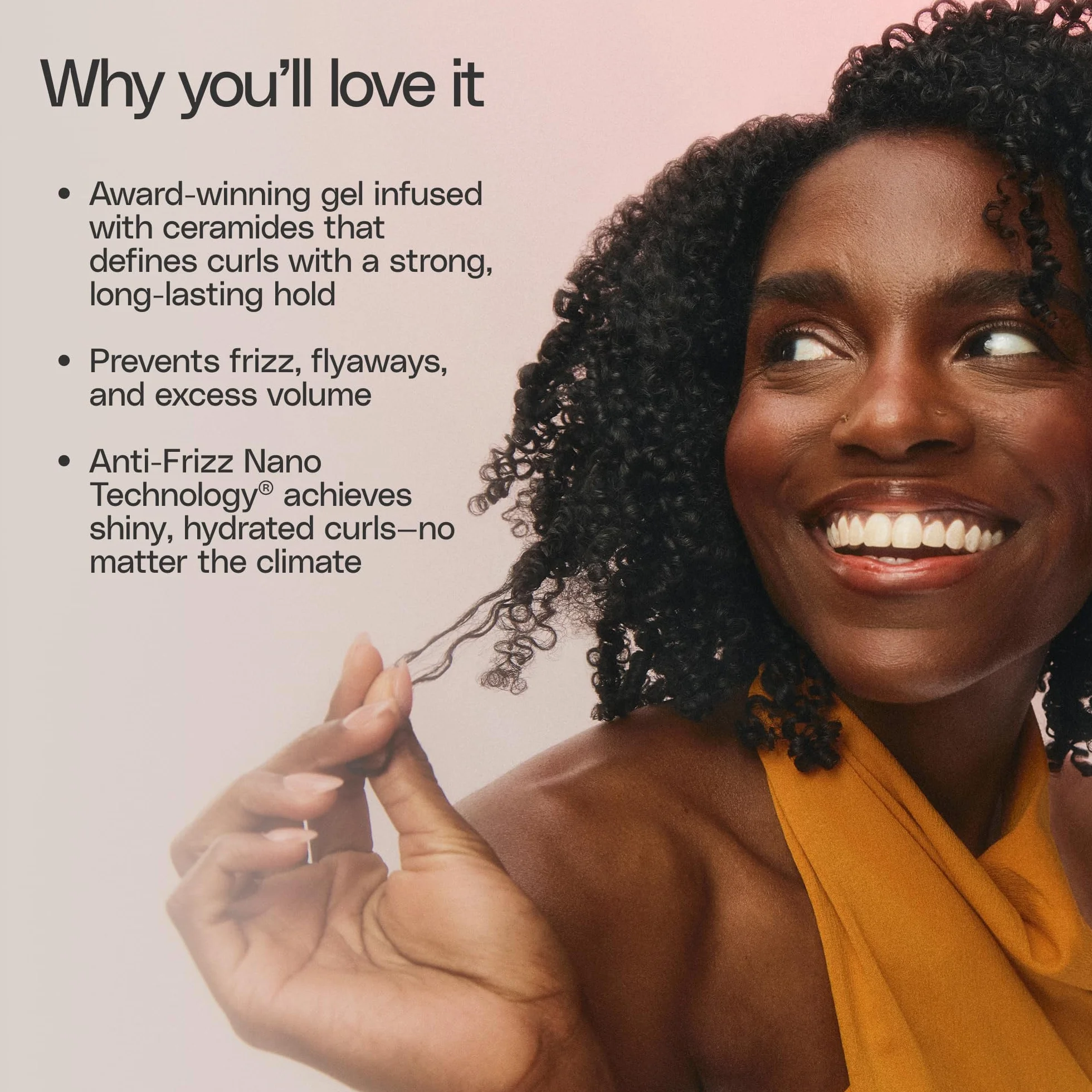 Ouidad Advanced Climate Control Heat and Wilmidity Stronger Hold Gel Define and Protect Curls Anti-Frizz 250ml