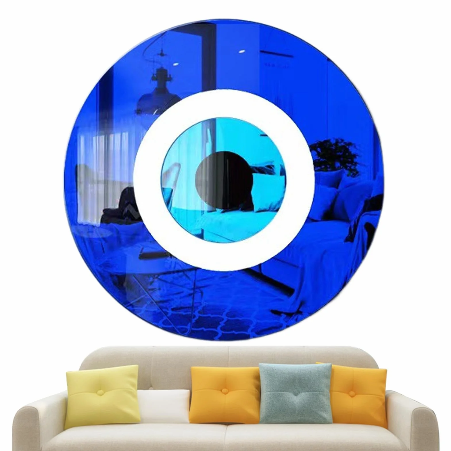 Blue Devil Eye Akrylowa dekoracja Ozdoba do domu z niebieskim diabelskim okiem