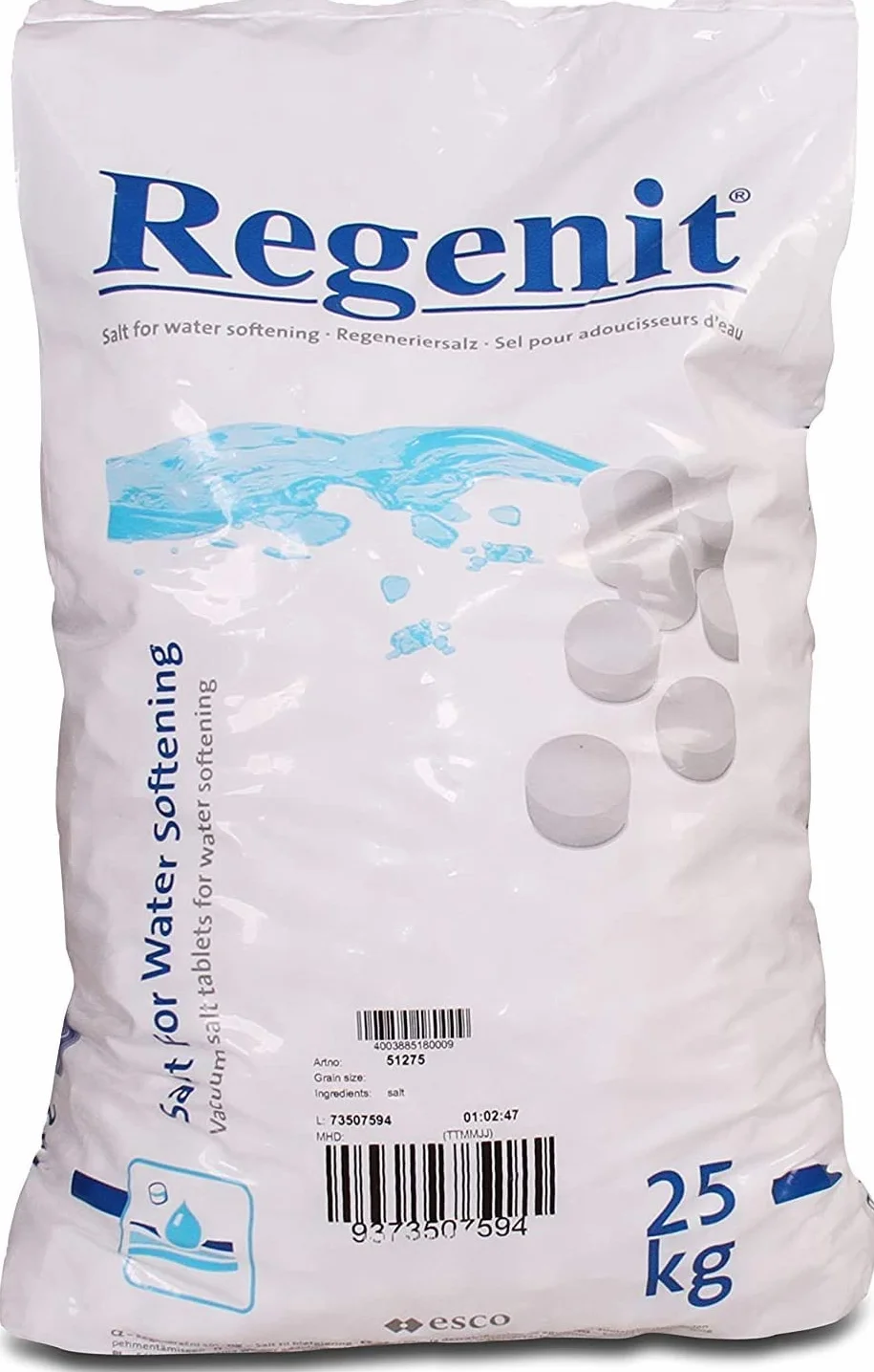 Regenit® Well2wellness tabletki solne 25 kg soli