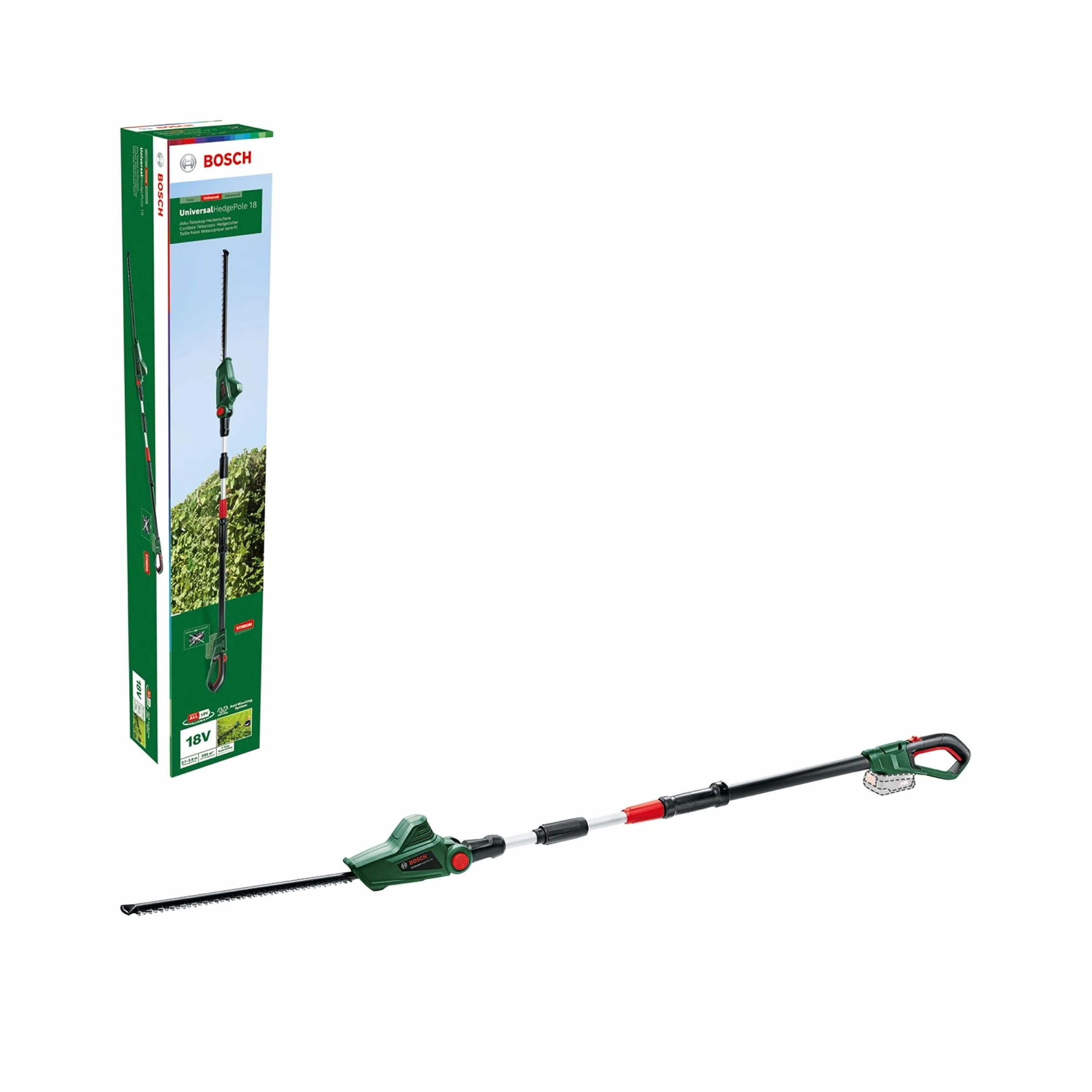 Bosch Universal HedgePole 18 akumulatorowy sekator teleskopowy 43 cm 2.6 m