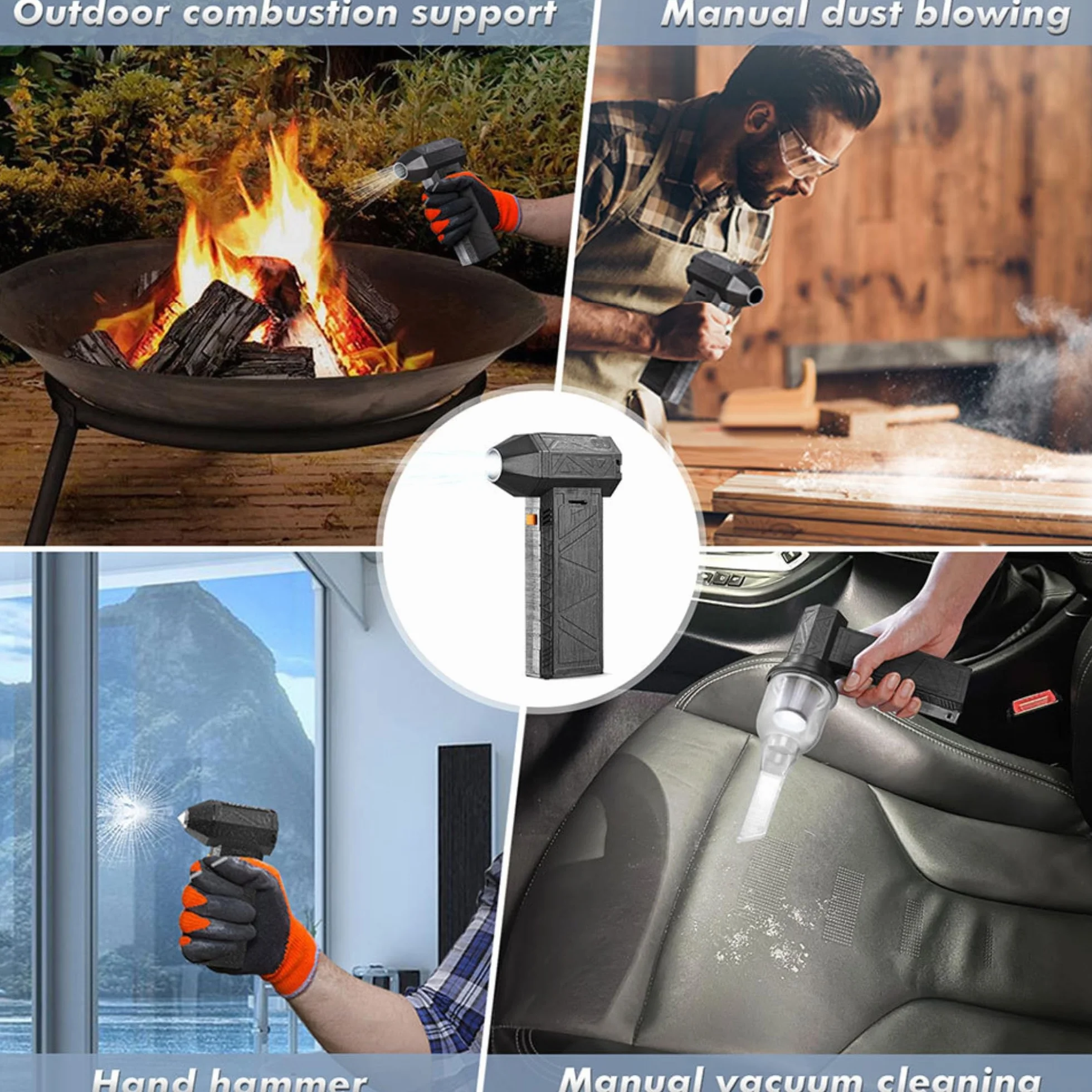 Mini Dmuchawa Jet Dry - Bezprzewodowa Strumieniowa Turbo Fan 130000 Obr./min, Wszechstronna Powietrza