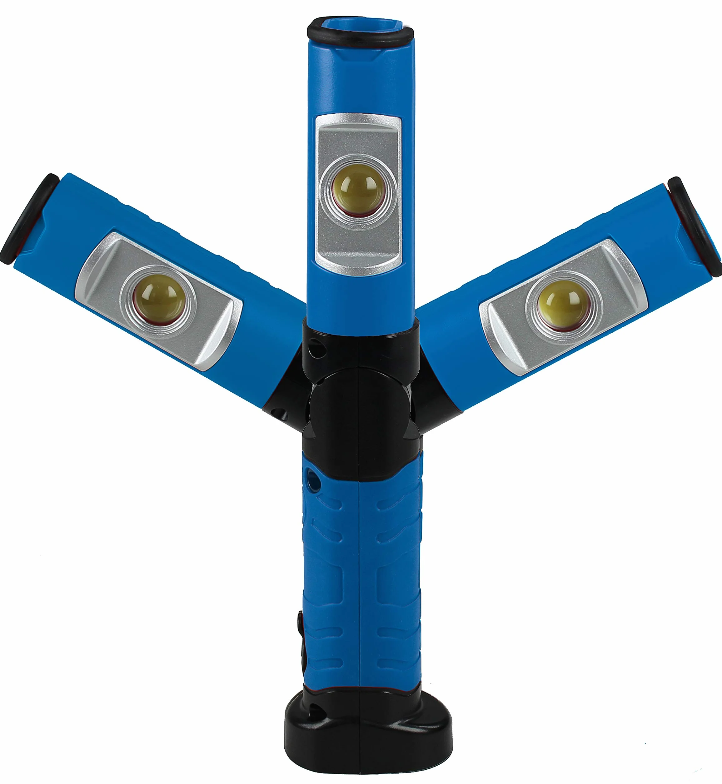 as - Schwabe 42808 LED AKKU-Handlampe. Arbeitsleuchte 3W COB+1W SMD EVO7, Blau
