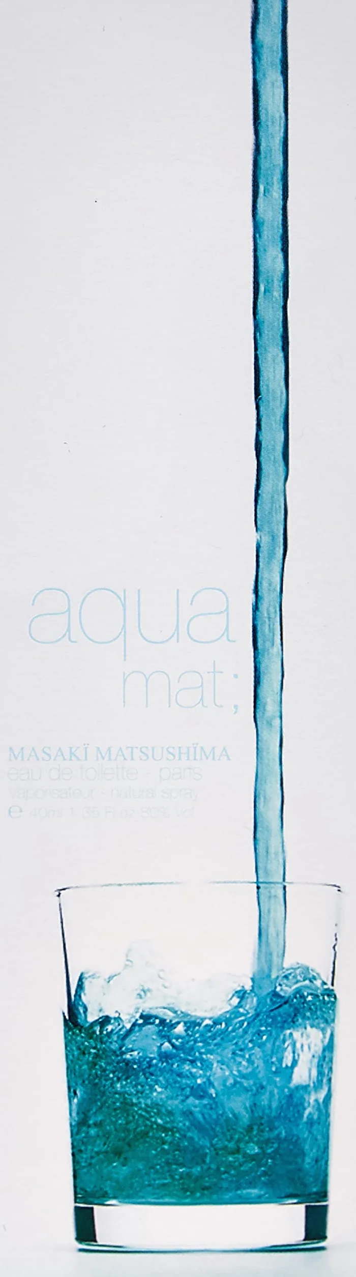 Masaki Paris Aqua Mat Homme woda toaletowa w sprayu, 1 opakowanie (1 x 40 ml)