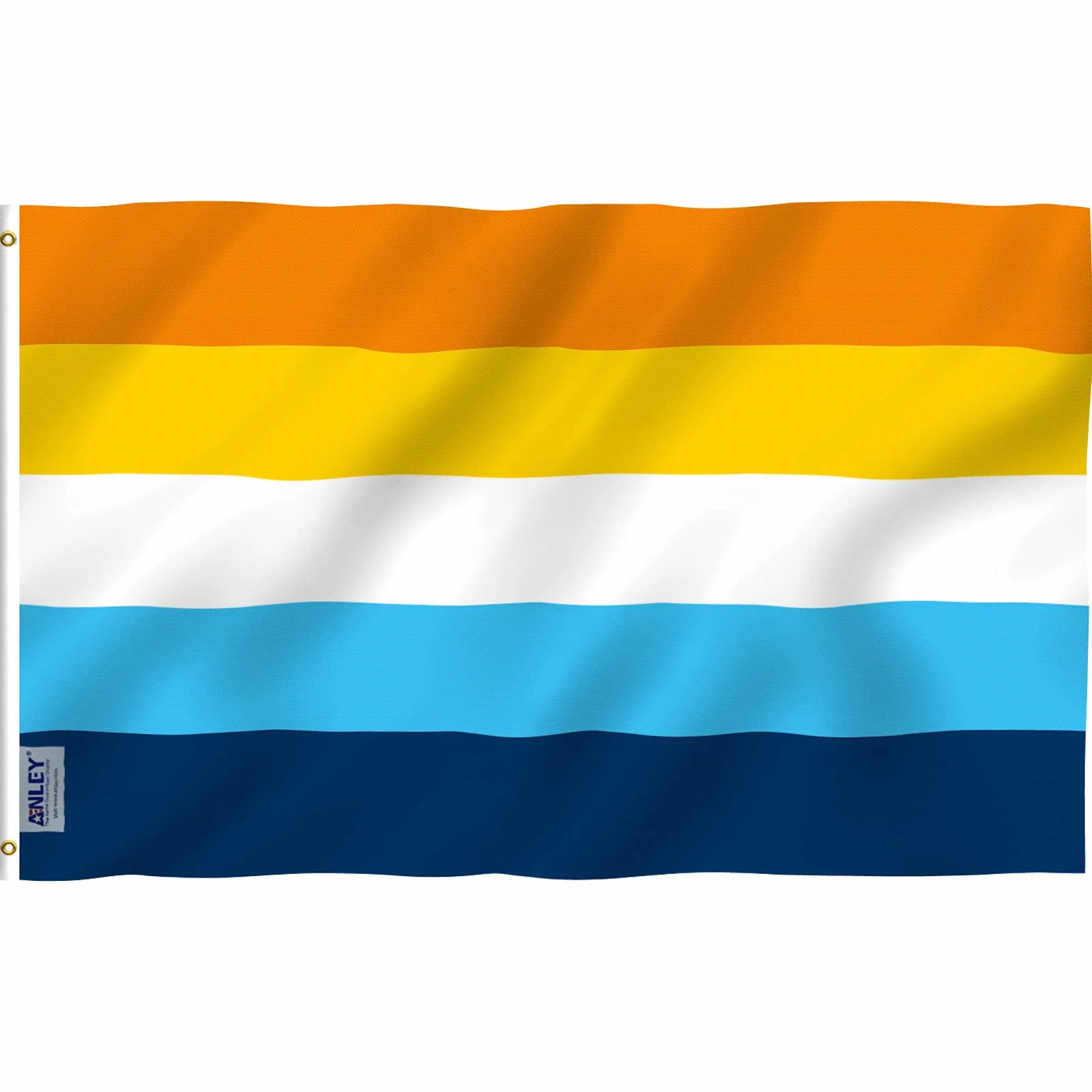 Anley Fly Breeze 3x5 Foot Aroace Pride Flag - Żywy kolor i odporność na blaknięcie - Płócienny nagłówek i podwójne szycie - Aromantyczne bezpłciowe flagi LGBT Poliester z mosiężnymi przelotkami 3 X 5 Ft