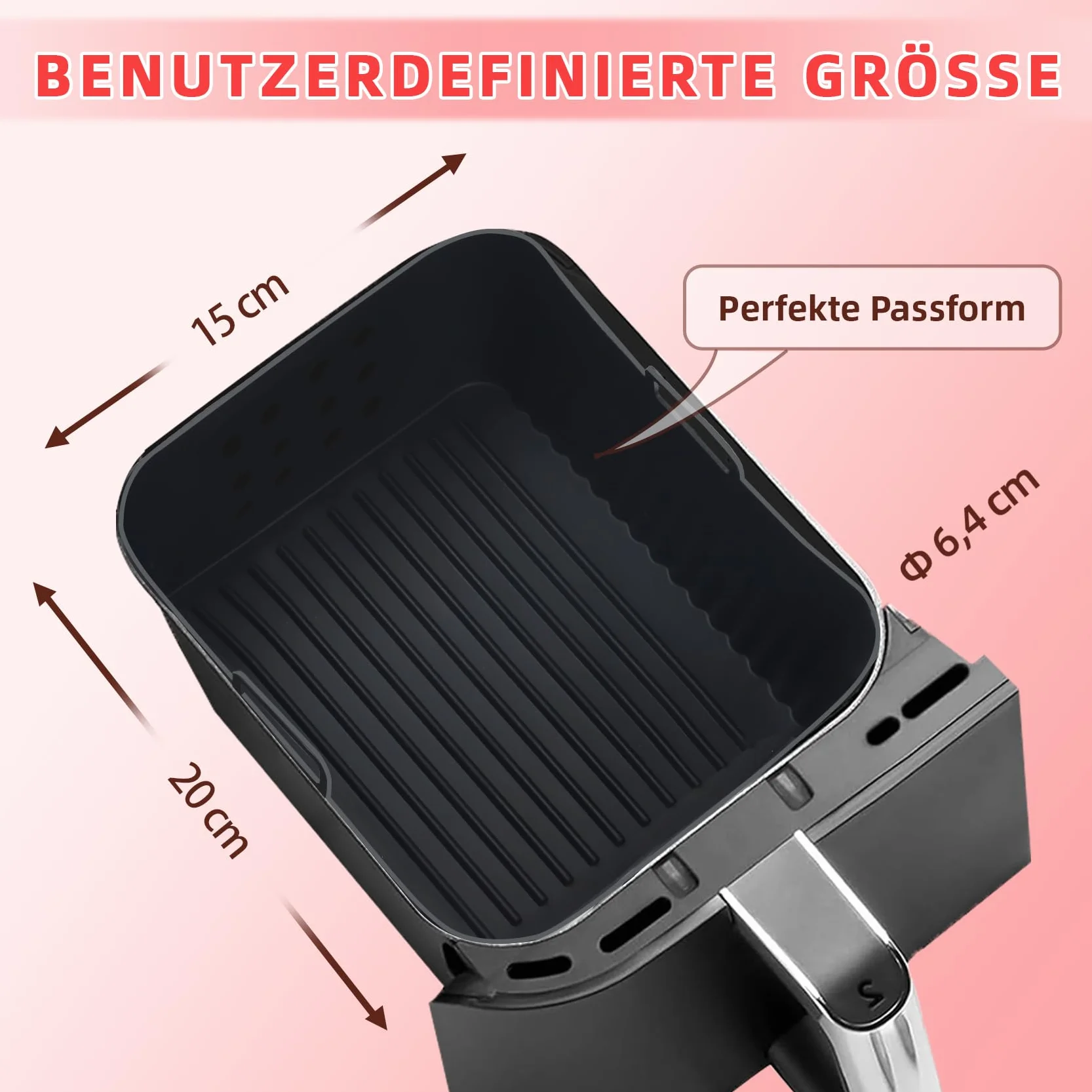 Silikonowa forma do frytkownicy na gorące powietrze Ninja Double Stack XL SL400EU Foodi Max Dual Zone AF400EU AF300EU 7,6 9,5 l Akcesoria Airfryer