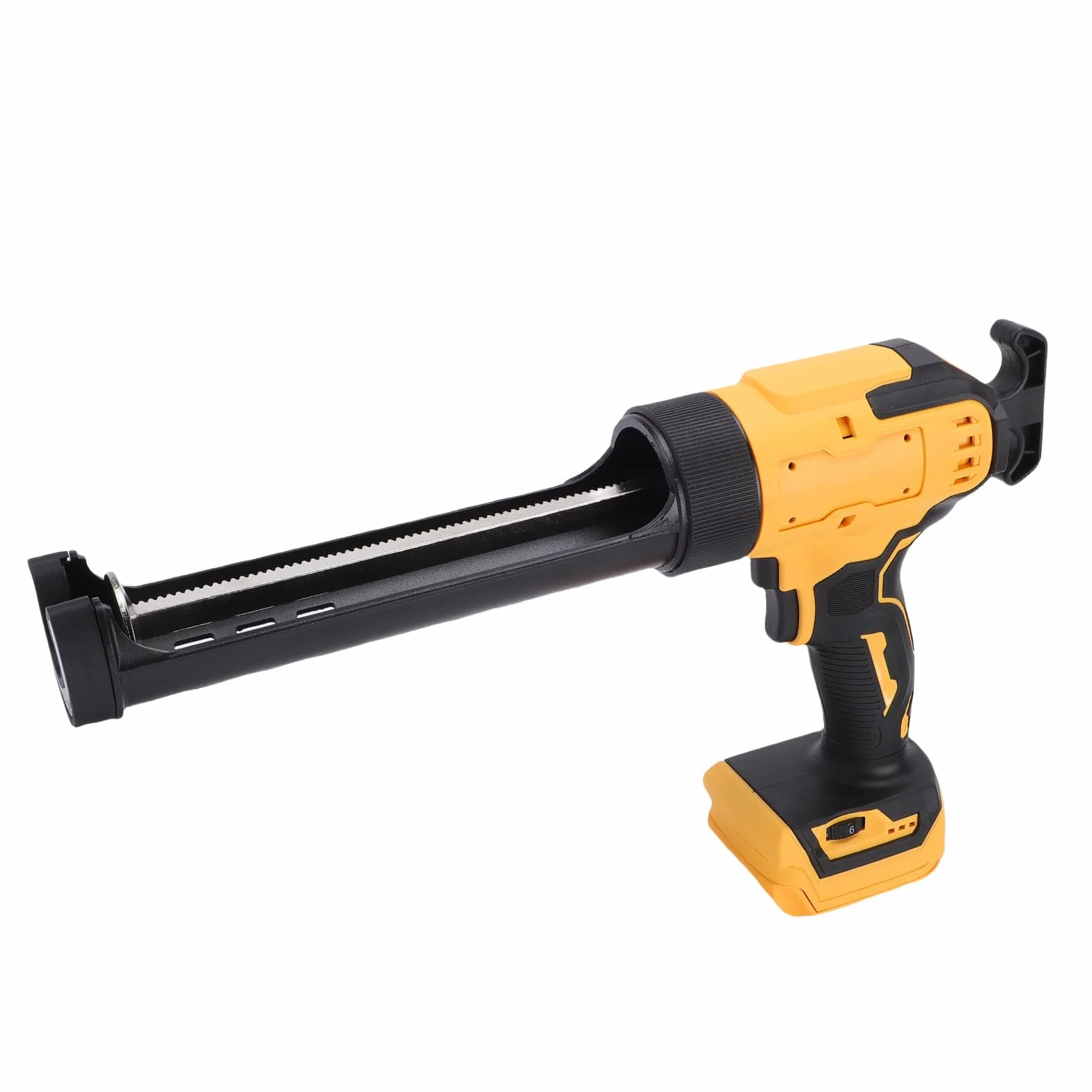 AUNMAS Elektryczny Pistolet do Uszczelniania, Bezprzewodowy Pistolet do Uszczelniania ABS z 6-biegowym Wyświetlaczem Cyfrowym LED Światło 250 Kg Ciśnienie Okien Wypełnianie ścian Naprawa Domowa dla