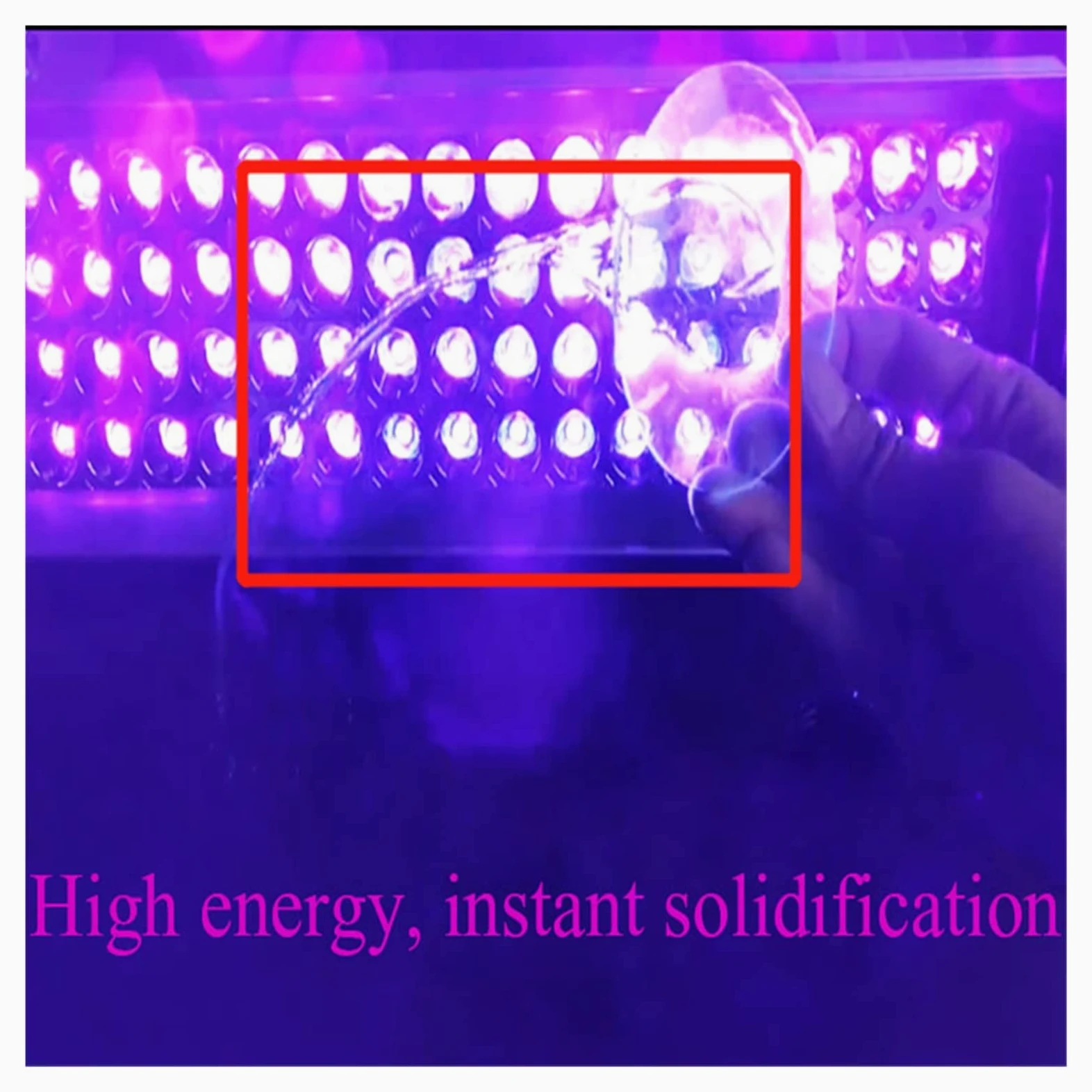 Fluorescencyjne światło LED Lampa UV Utwardzanie Światło UV LED 405nm 365nm 395nm Bezcieniowy klej Żywica lutownicza Zielony olej Druk 3D Płyta PCB OCA (Kolor: 395nm, Rozmiar: Typ