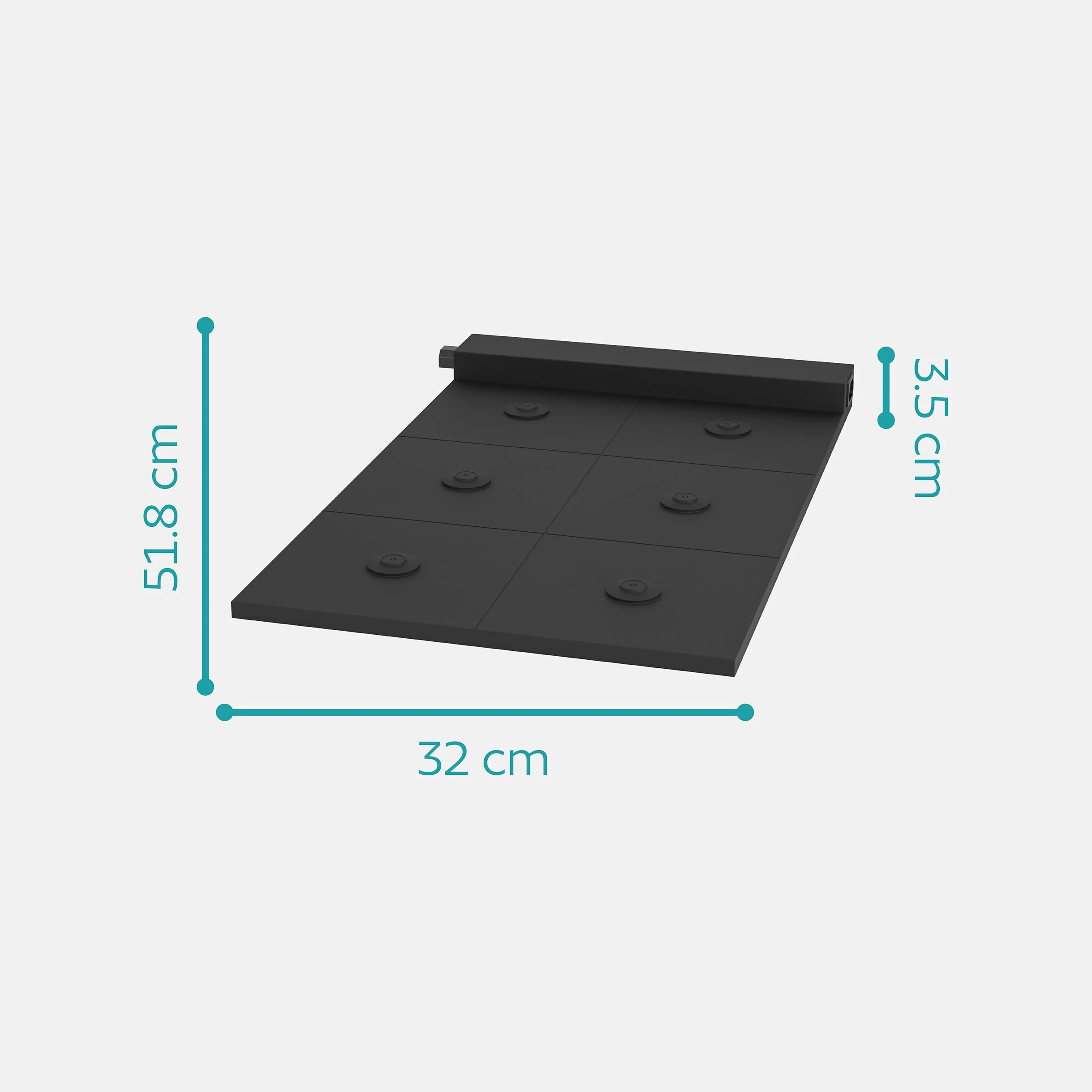 EGLO Podkładka ładująca Multi Charging Pad | ładowarka USB do 6 lamp stołowych zasilanych bateriami z serii Ponente, ładowarka bezprzewodowa