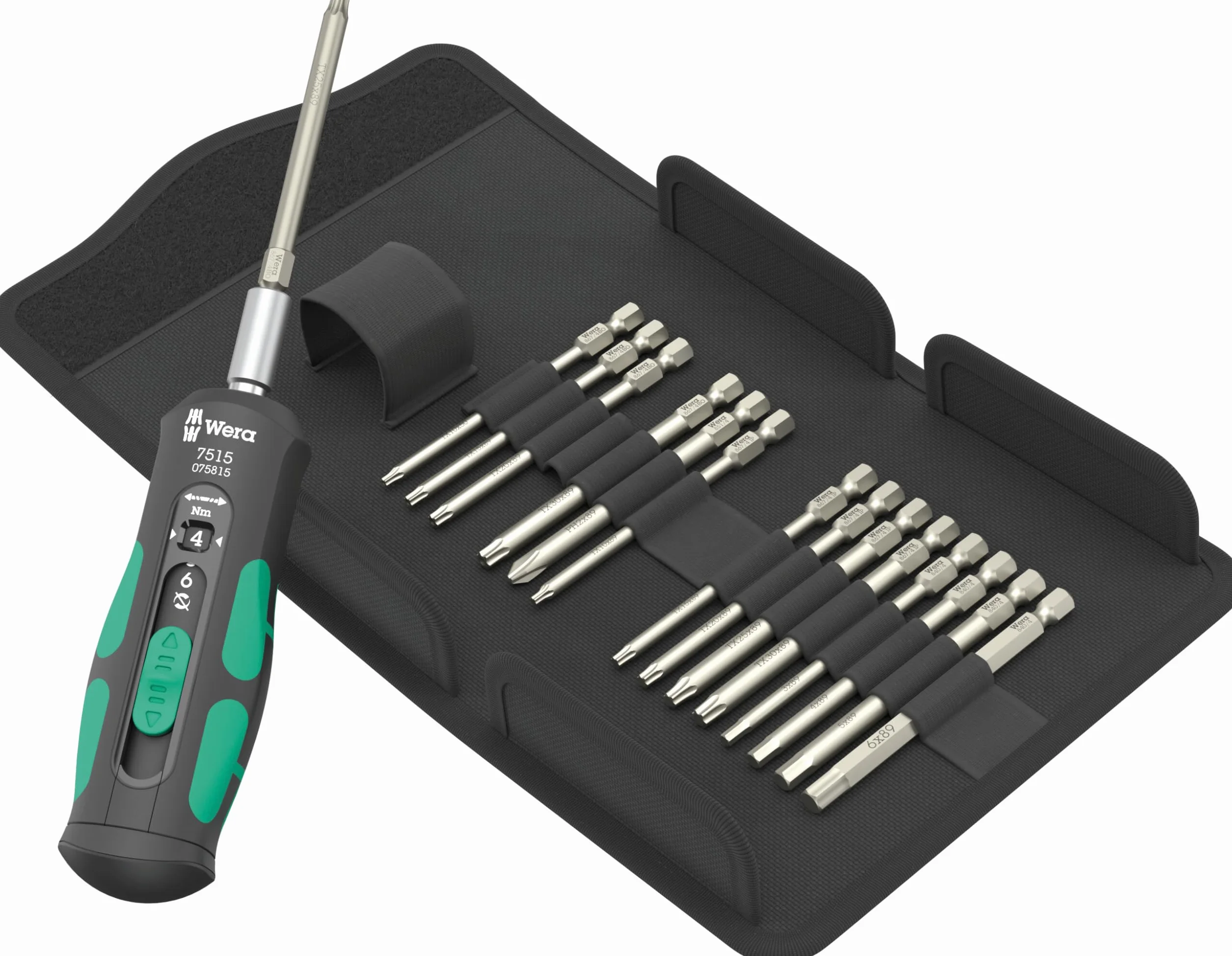 Wera 05075851001 7515/16 Kraftform Safe Torque Speed Universal 1, 16-częściowy