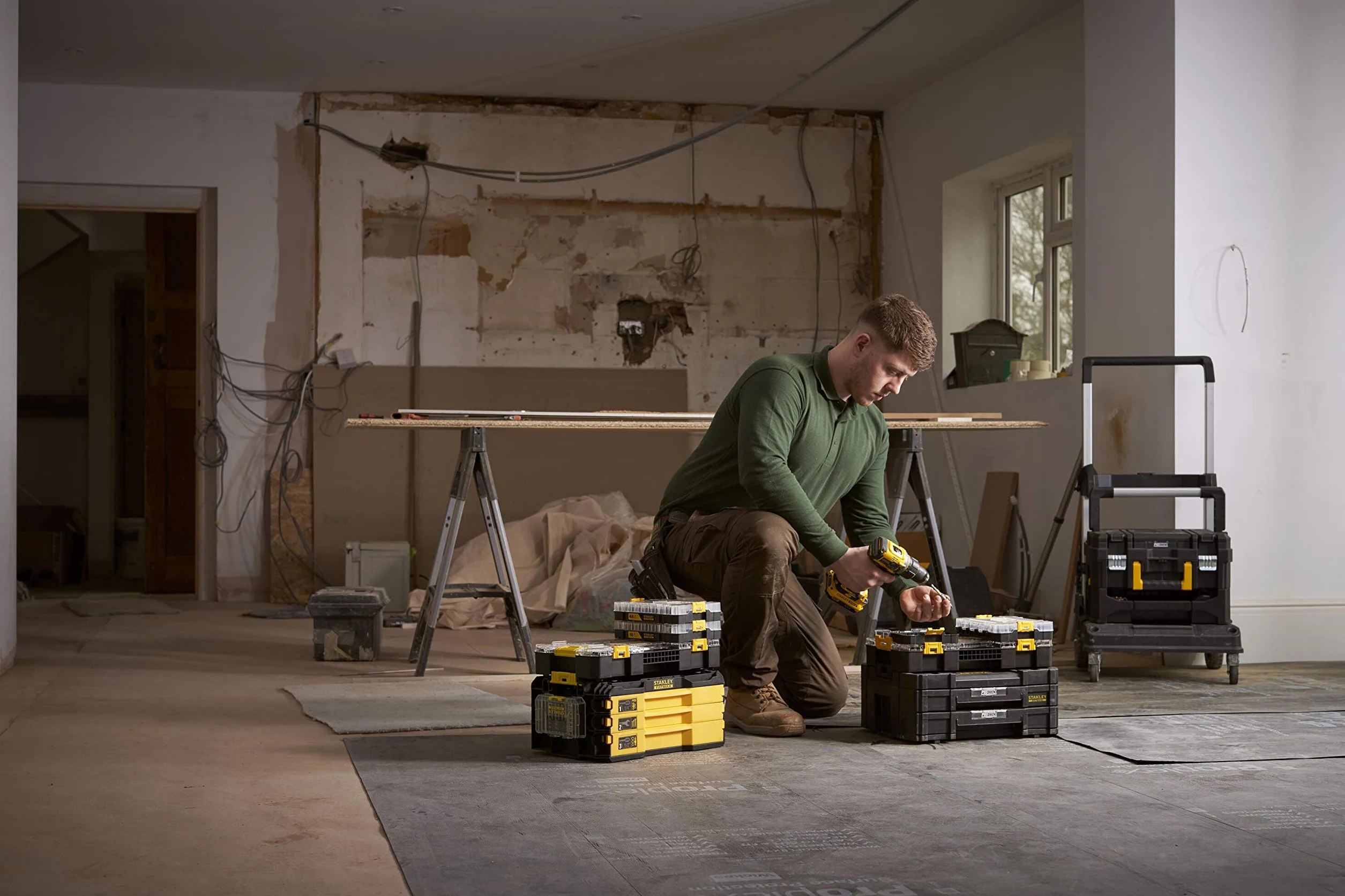 STANLEY Precyzyjny Set 1/2" - 26 elementów dla profesjonalistów i majsterkowiczów do codziennego użytku ergonomiczna konstrukcja