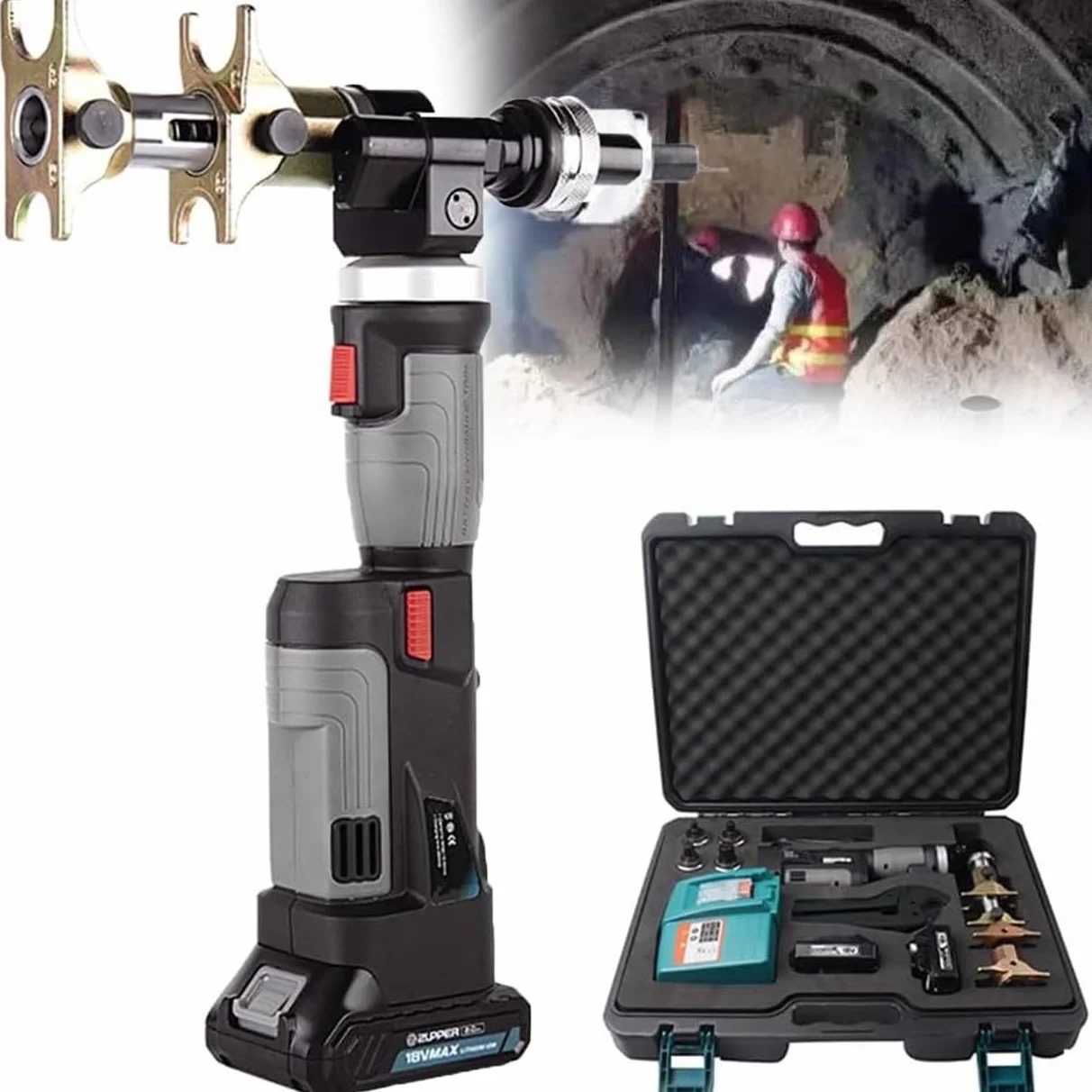 Hydrauliczny klucz do rur, akumulatorowe elektryczne narzędzia do prasowania i rozprężania, narzędzie do prasowania i rozszerzania rur hydraulicznych do rur PEX 16-32 mm