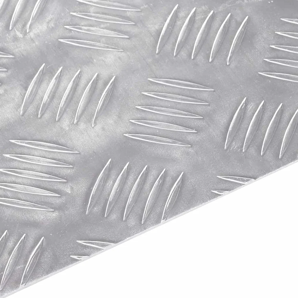 Stopnie schodowe, aluminiowe, srebrne, 70 x 20 cm, zestaw 4 sztuk, antypoślizgowe, trwałe, do użytku wewnątrz i na zewnątrz, bezpieczeństwo i ochrona